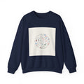 Hand-Drawn Doodle Circle Sweatshirt | line drawing, sketch pattern
