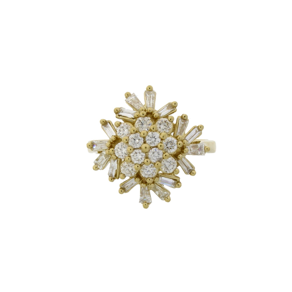 Genuine 1.00ct Diamond Ring 10KT Yellow Gold