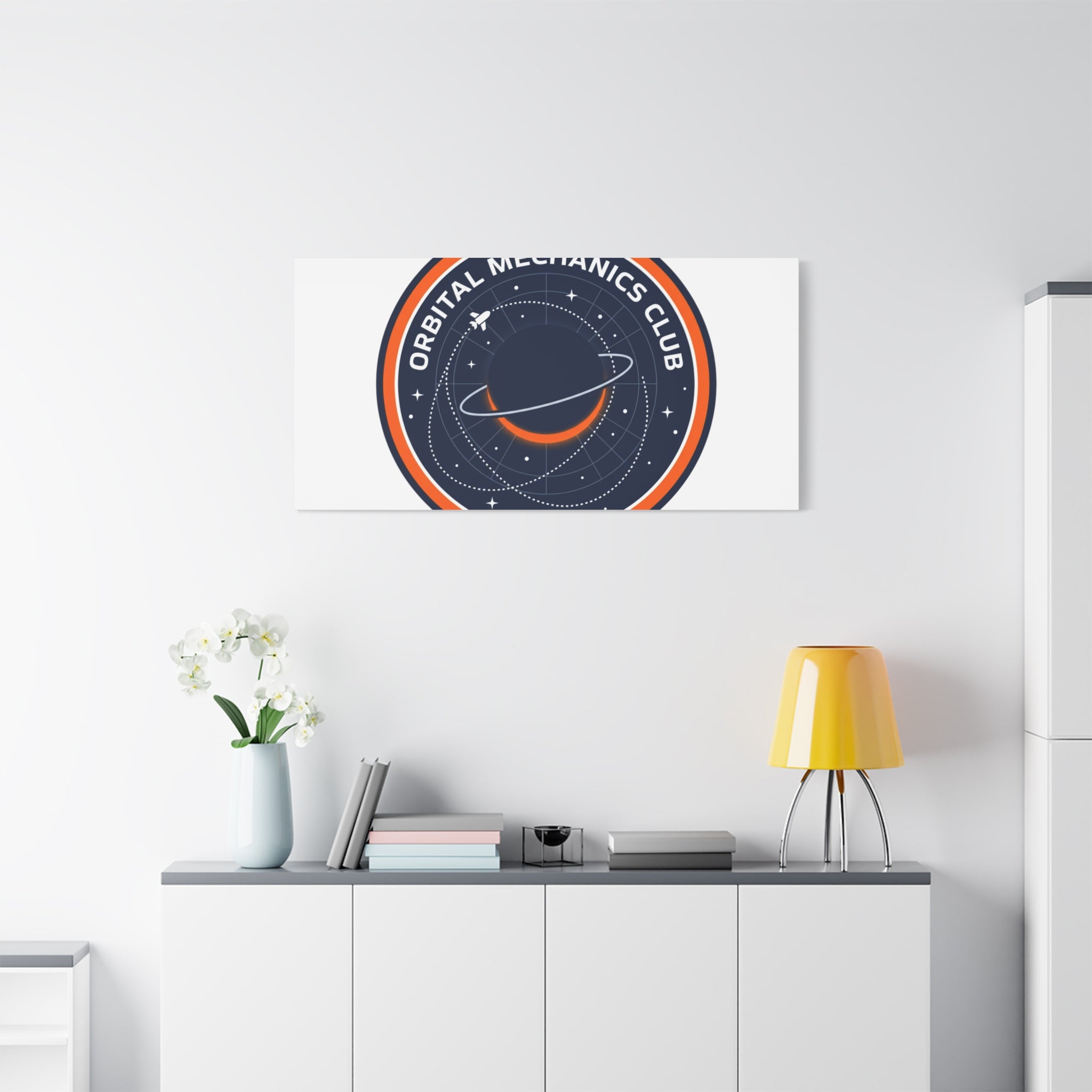 Orbital Mechanics Club Canvas | mission patch, space science
