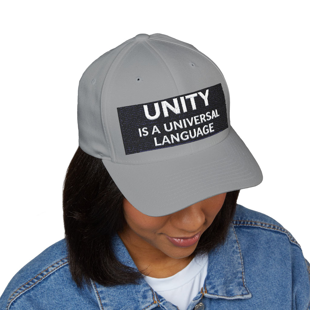 Unity Embroidered Cap — "Unity Is A Universal Language" Structured Hat
