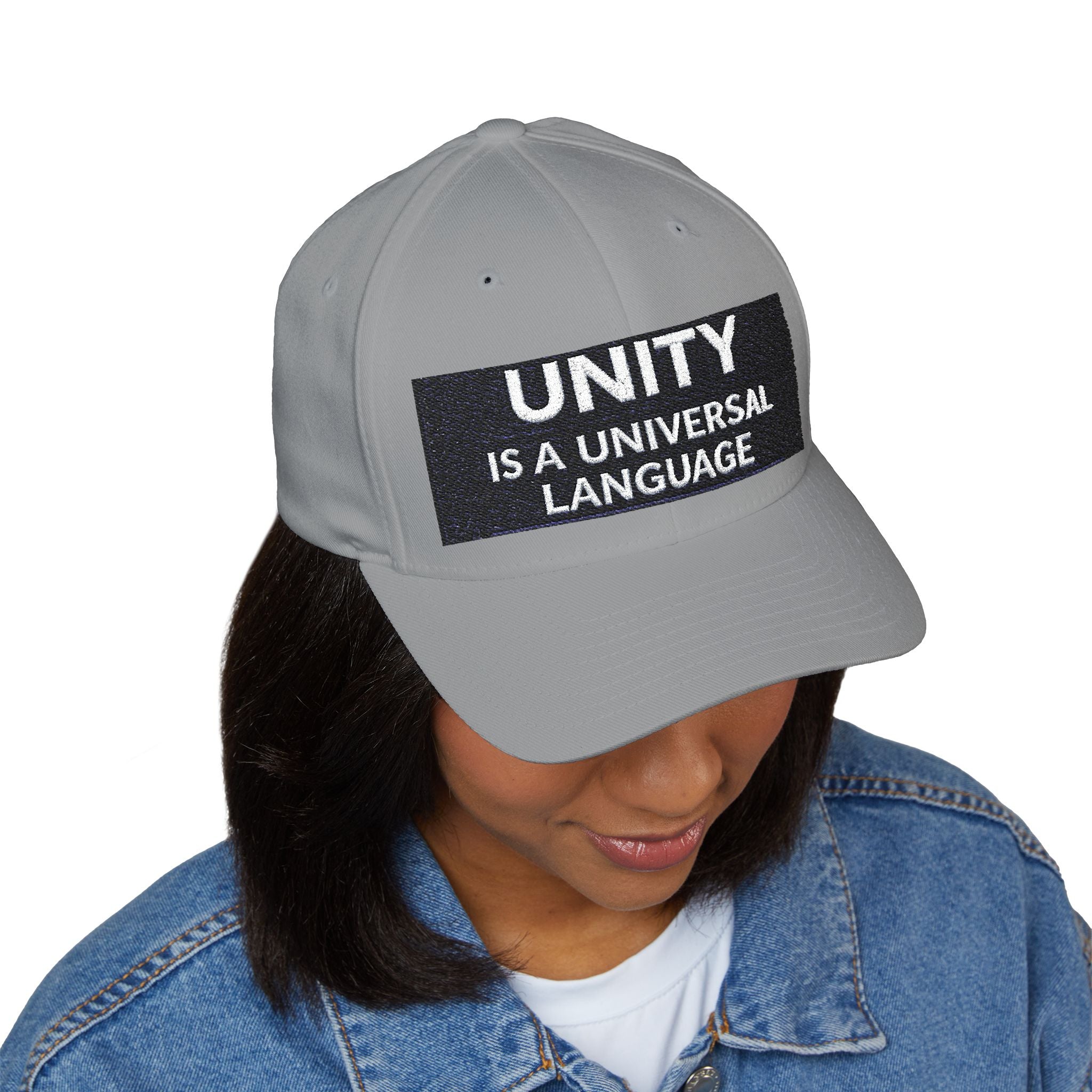 Unity Embroidered Cap — "Unity Is A Universal Language" Structured Hat