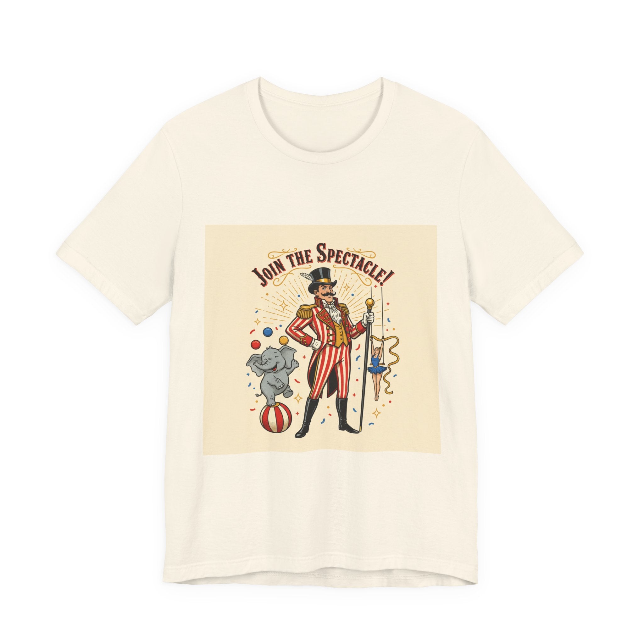 Vintage Circus Ringmaster Tee | vintage carnival design, big top shirt