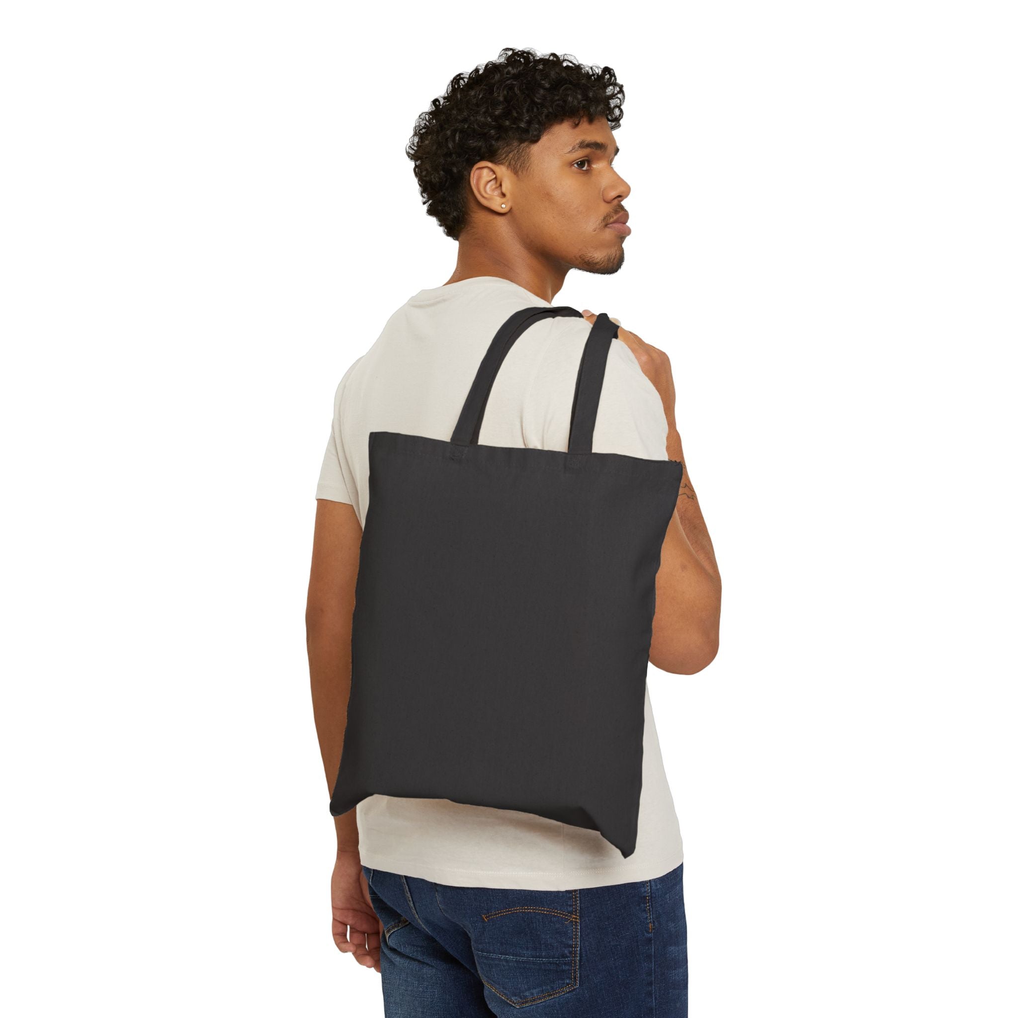 Neon Cyberpunk Skyline Tote | synthwave cityscape, futuristic neon aesthetic