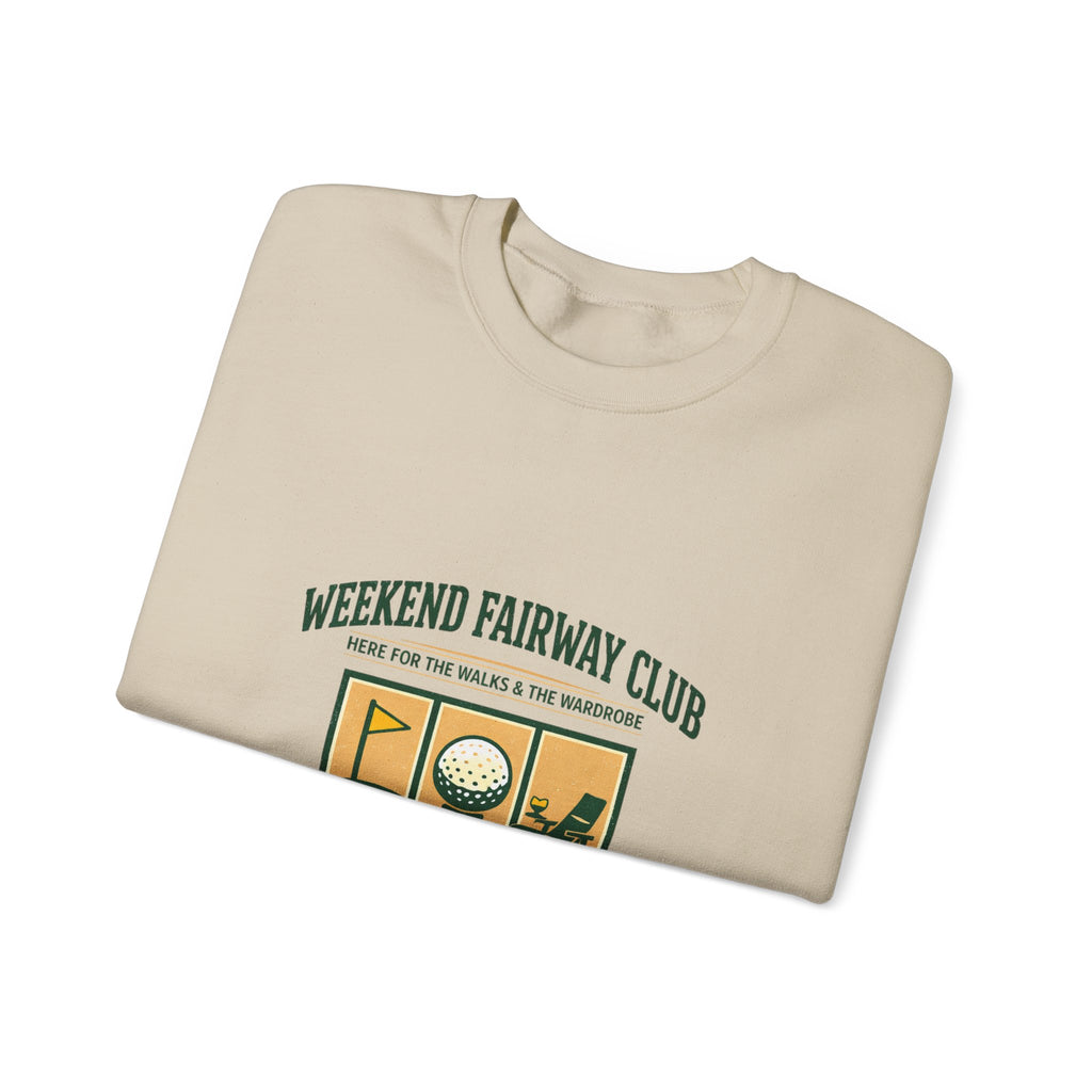 Weekend Fairway Club Crewneck – Unisex Golf Sweatshirt