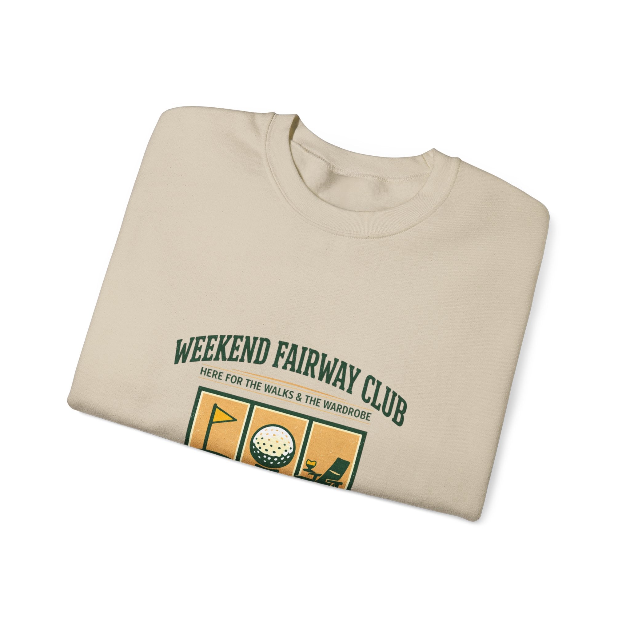Weekend Fairway Club Crewneck – Unisex Golf Sweatshirt
