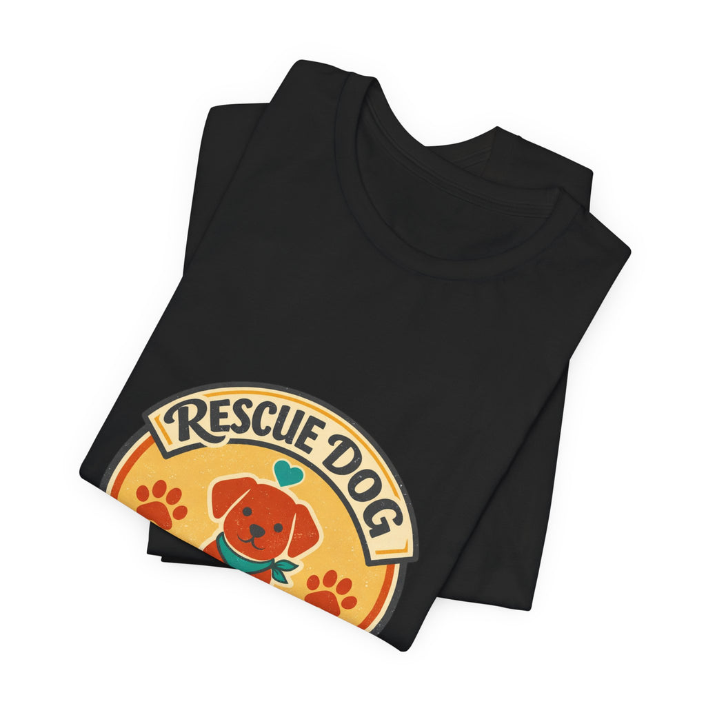 Rescue Dog Dog Mom Tee | rescue pride, fur baby