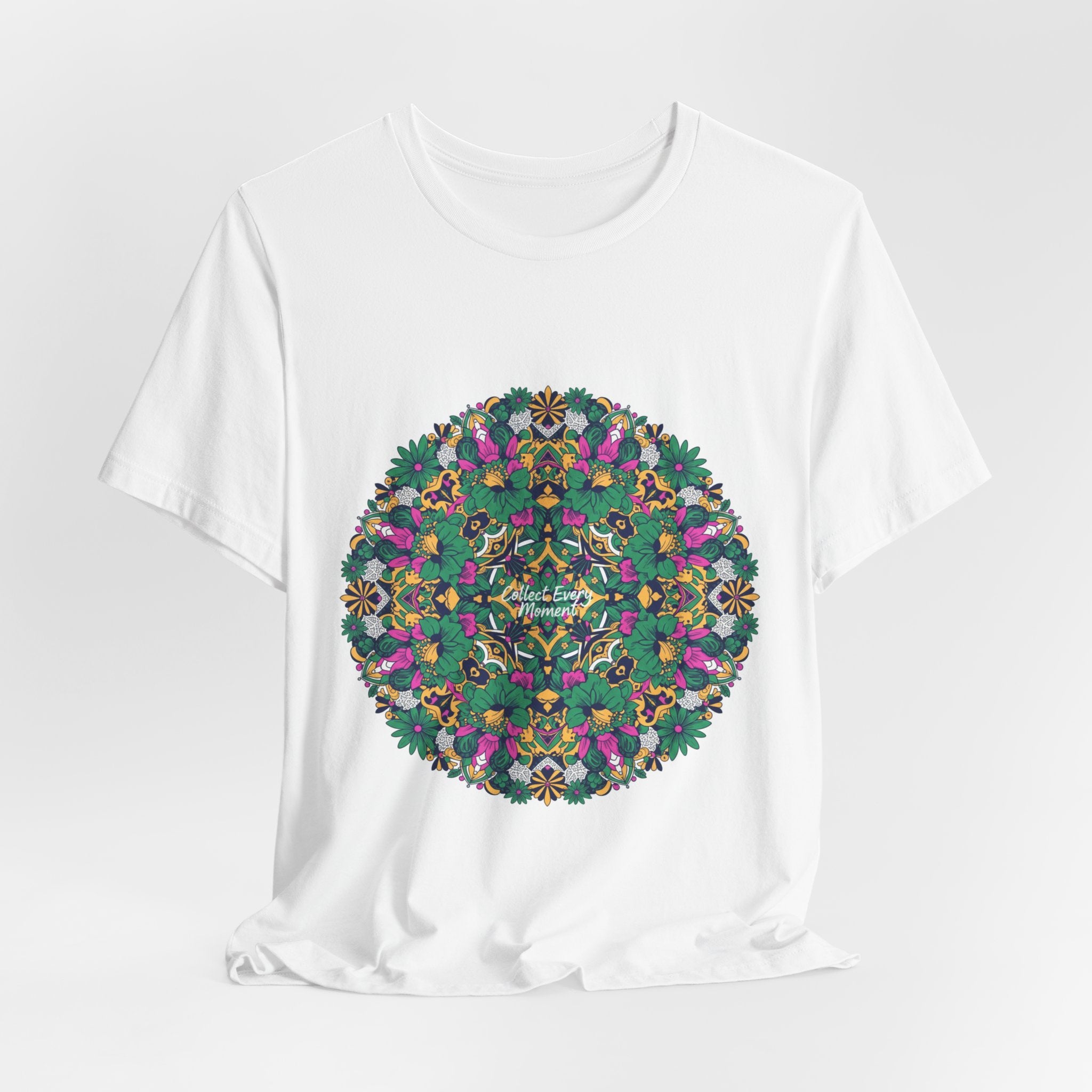 Psychedelic Botanical Mandala Tee | Festival Graphic T-Shirt