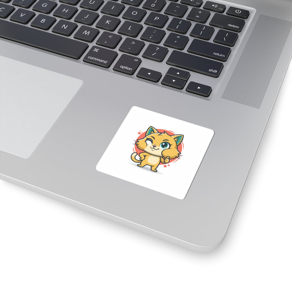 Cheeky Rodent Kitty Sticker | Rodent-Core, Quirky Animal Pride