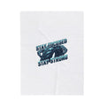 Stay Focused Stay Strong Velveteen Blanket | winter workout, gym motivation
