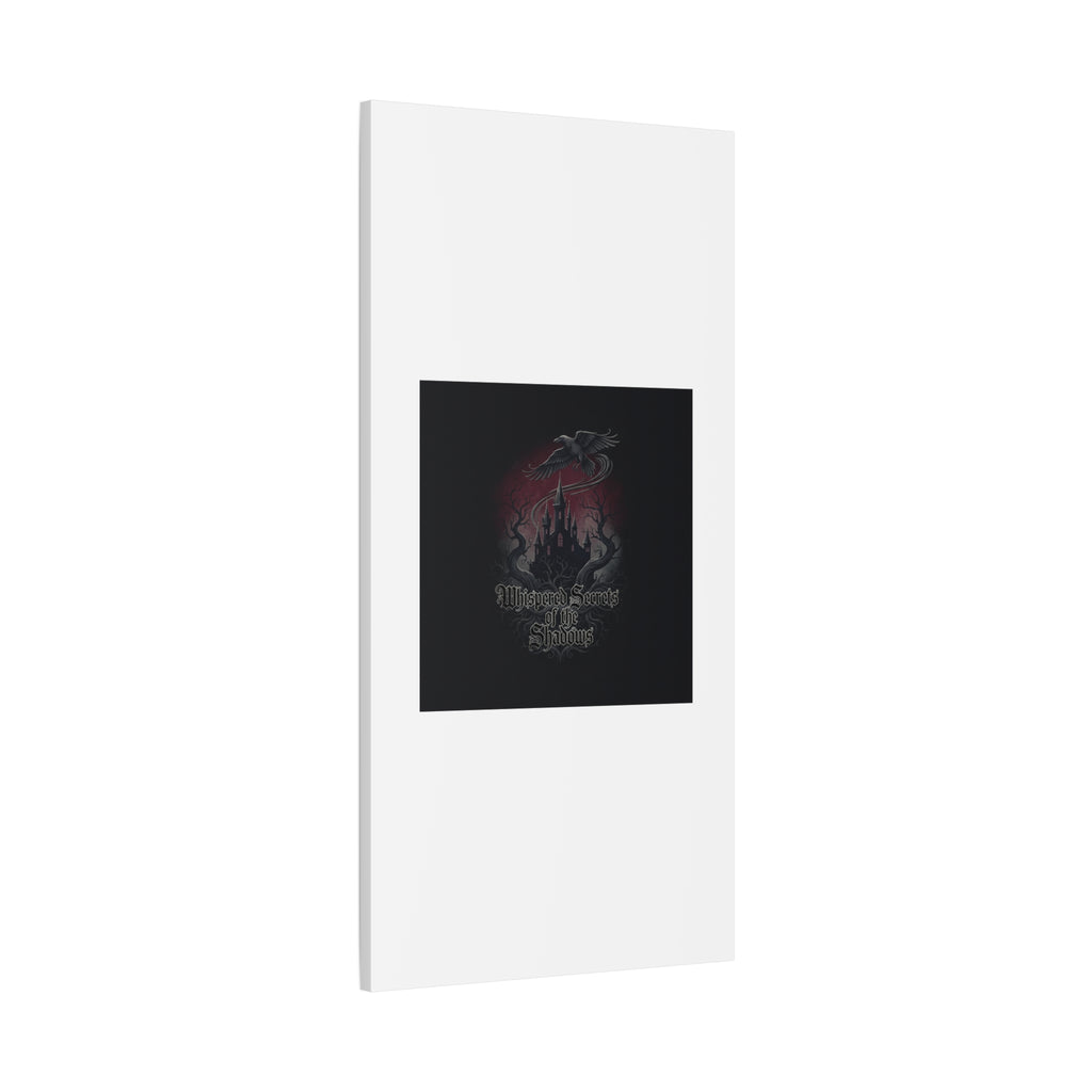 Whispered Secrets of the Shadows Castle Wall Art, Matte Canvas | Gothic Medieval Decor