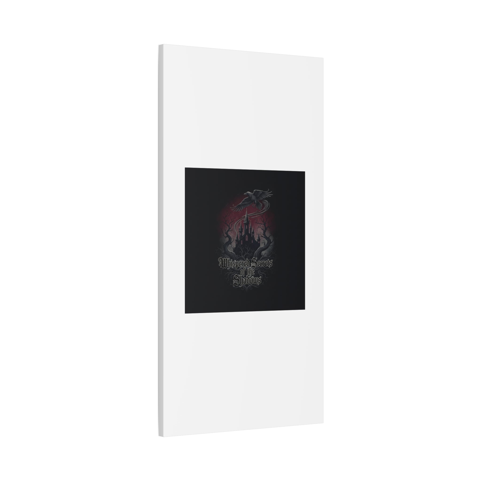 Whispered Secrets of the Shadows Castle Wall Art, Matte Canvas | Gothic Medieval Decor