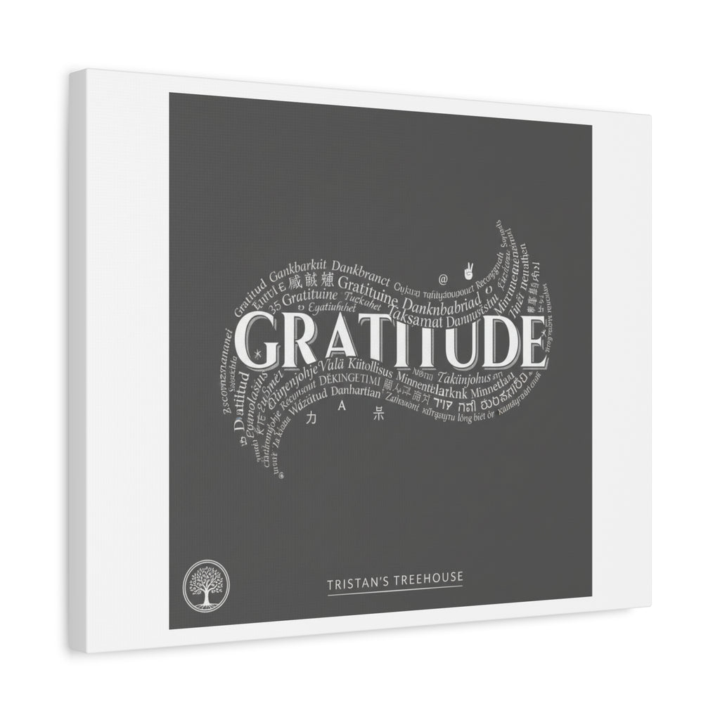 Gratitude Wall Art Matte Canvas | Tiny Treats, sweet uplifting print