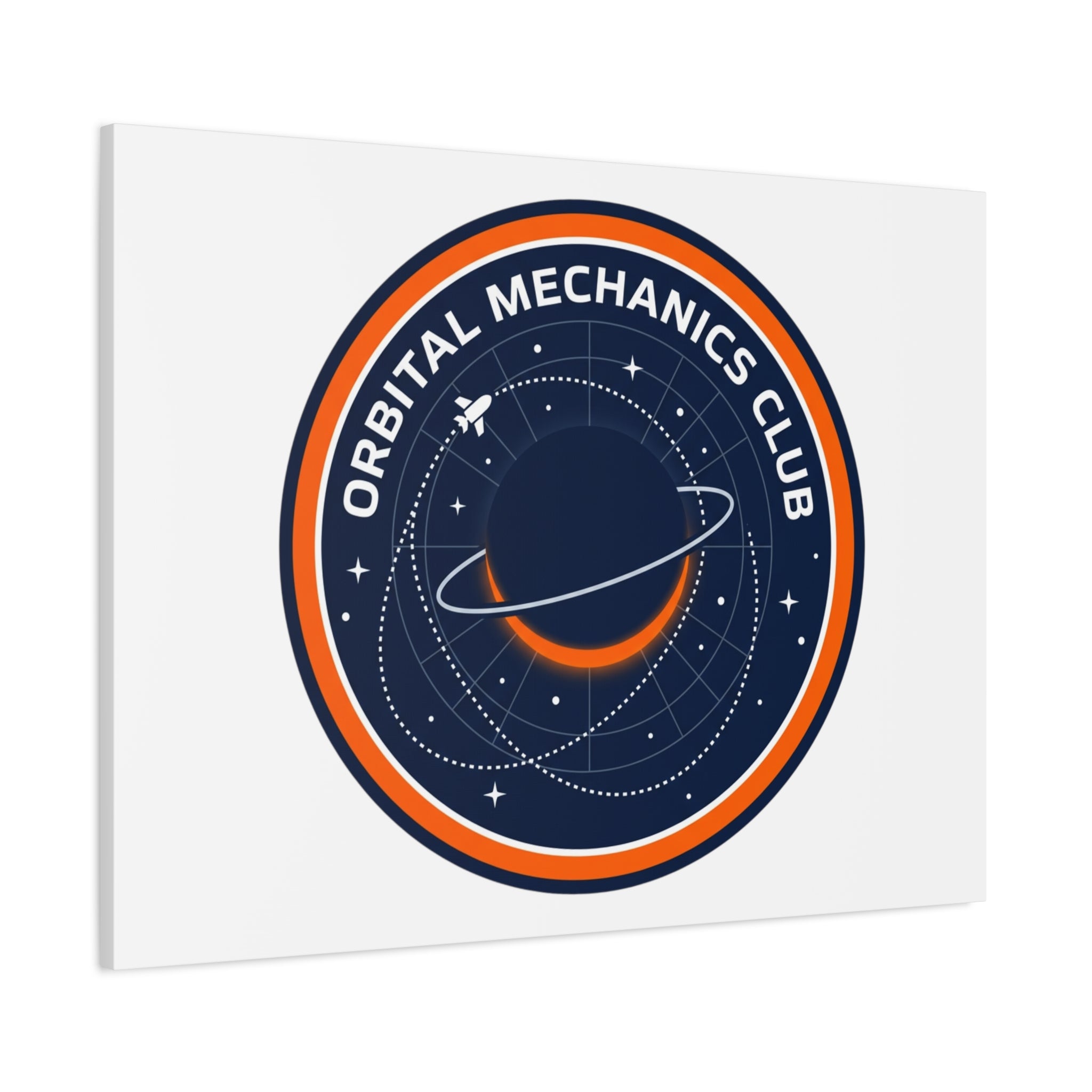 Orbital Mechanics Club Canvas | mission patch, space science