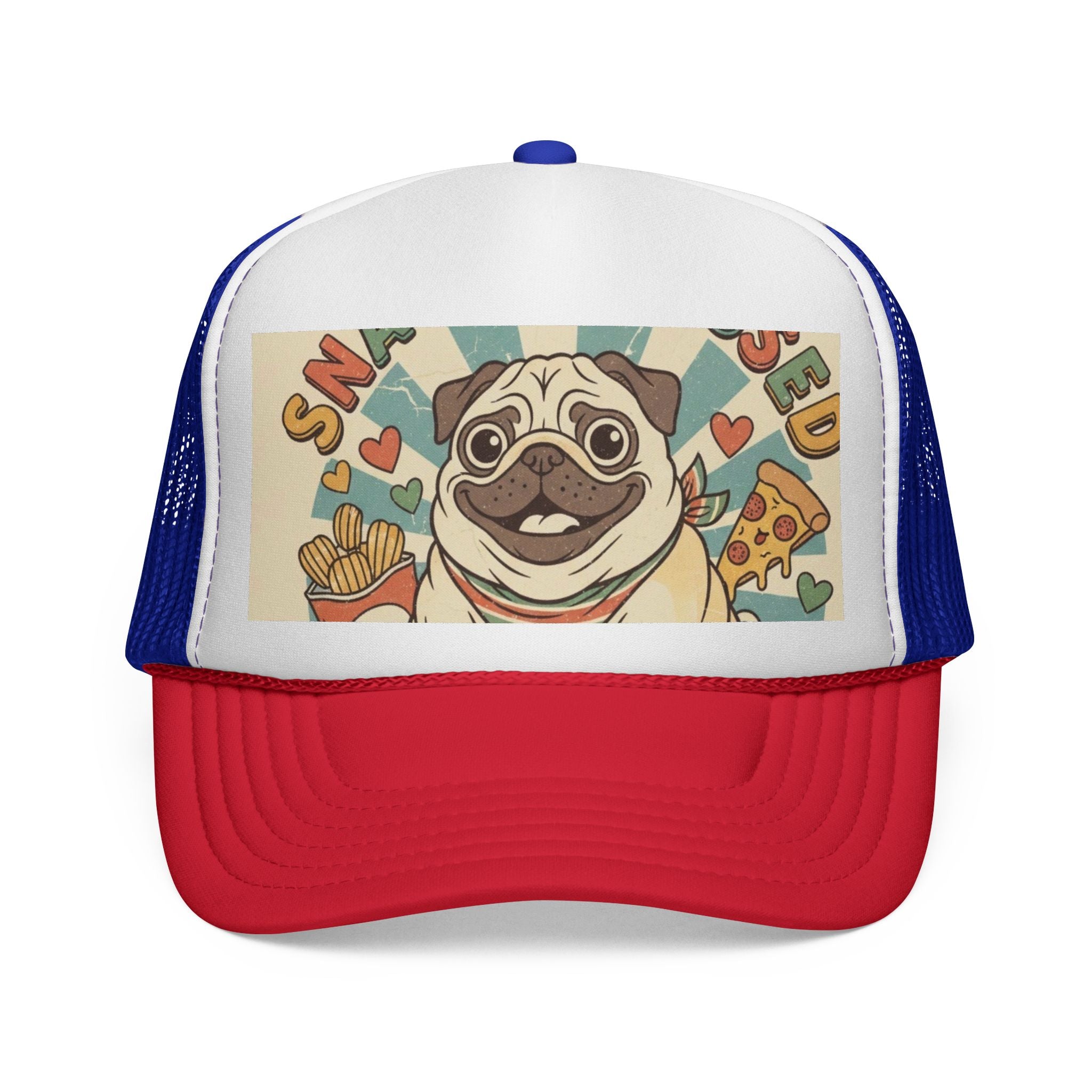 Funny Fat Dog Trucker Cap — Cute Chubby Dog Dad Hat