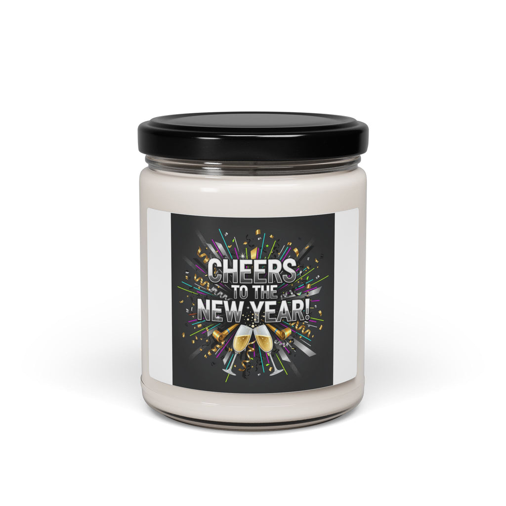 Cheers to the New Year Candle | NYE decor, champagne countdown soy jar