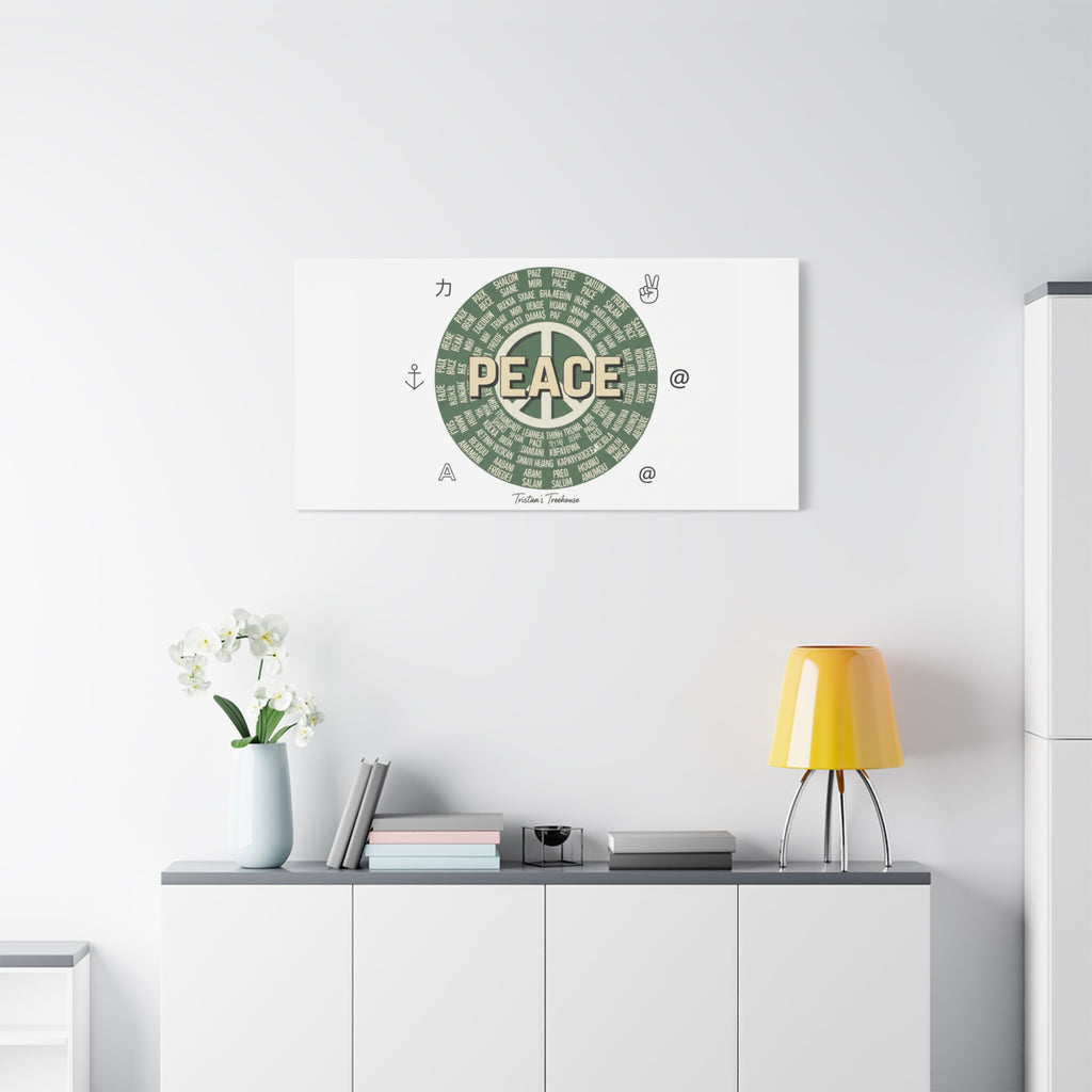 Peace doodle canvas | hand drawn sketch aesthetic, handwritten message
