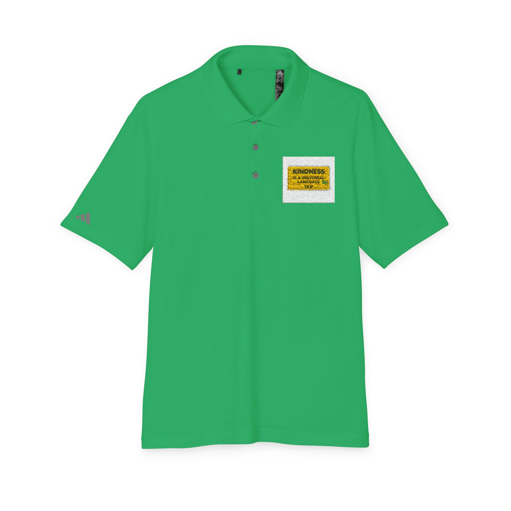 Kindness Is a Universal Language Golf Polo — Motivational Golf Shirt