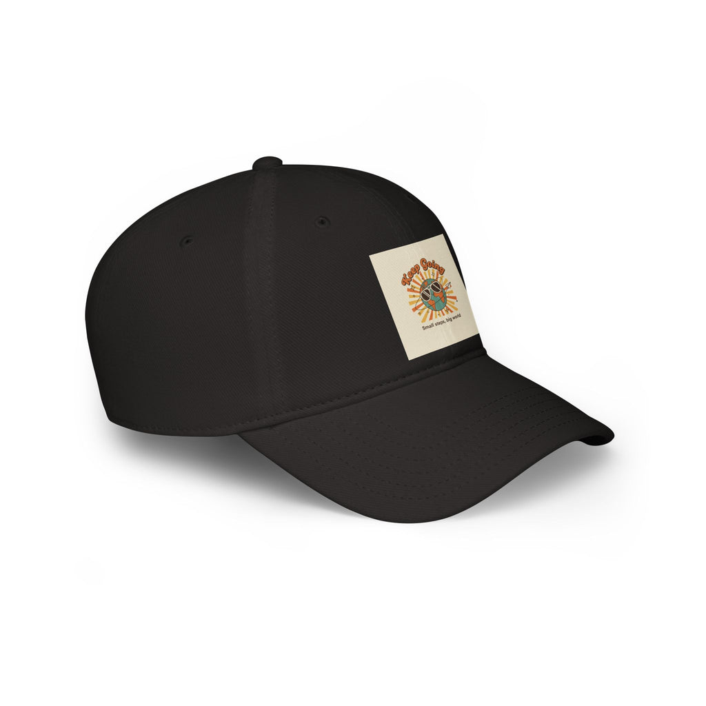 Keep Going: Small Steps, Big World Motivational Cap