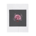 Moon Rose Valentine's Blanket | Viral Gothic Rose Velveteen | Dark Romance Valentine's Gift
