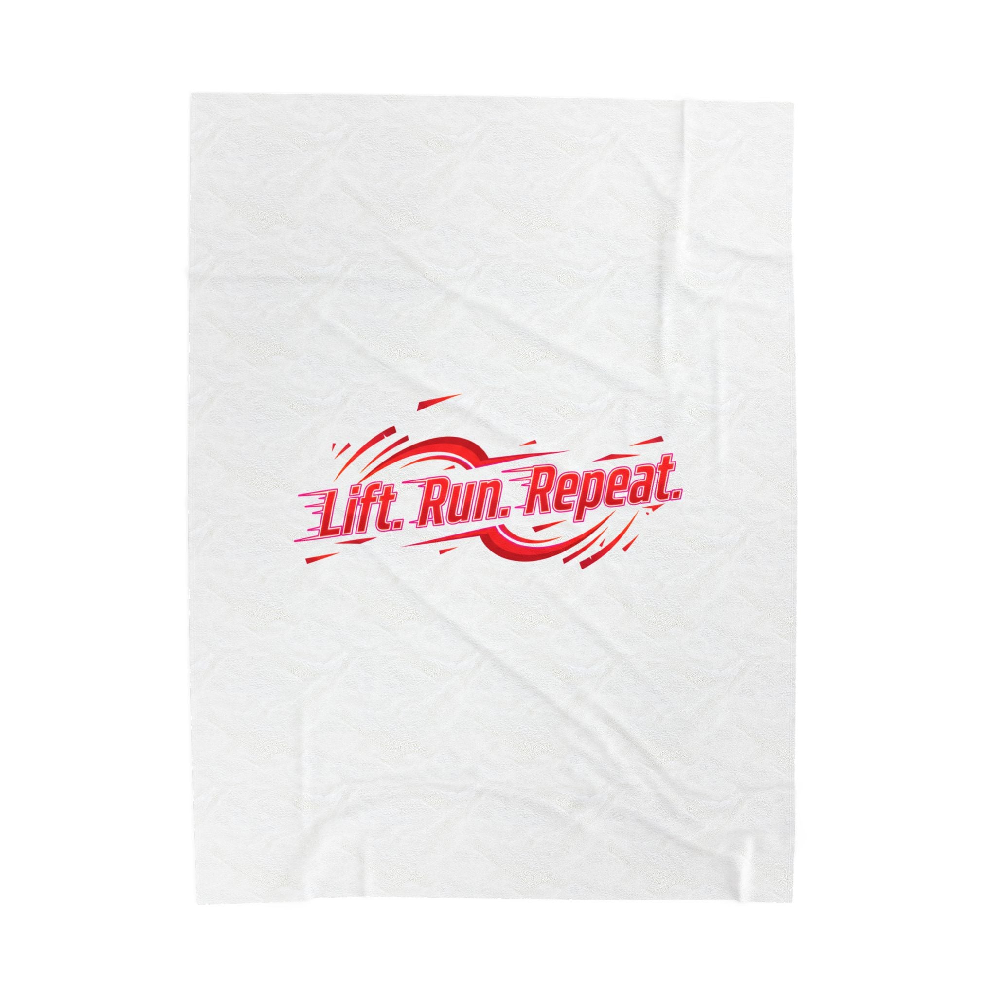 Lift Run Repeat Blanket | Fitness Motivation, Active Lifestyle Throw