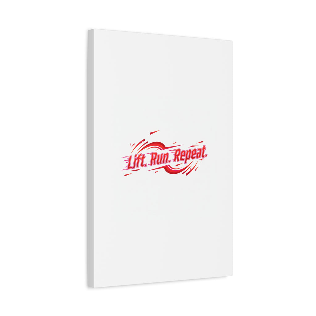 Lift Run Repeat Canvas | Fitness Wall Art, Gym Motivation