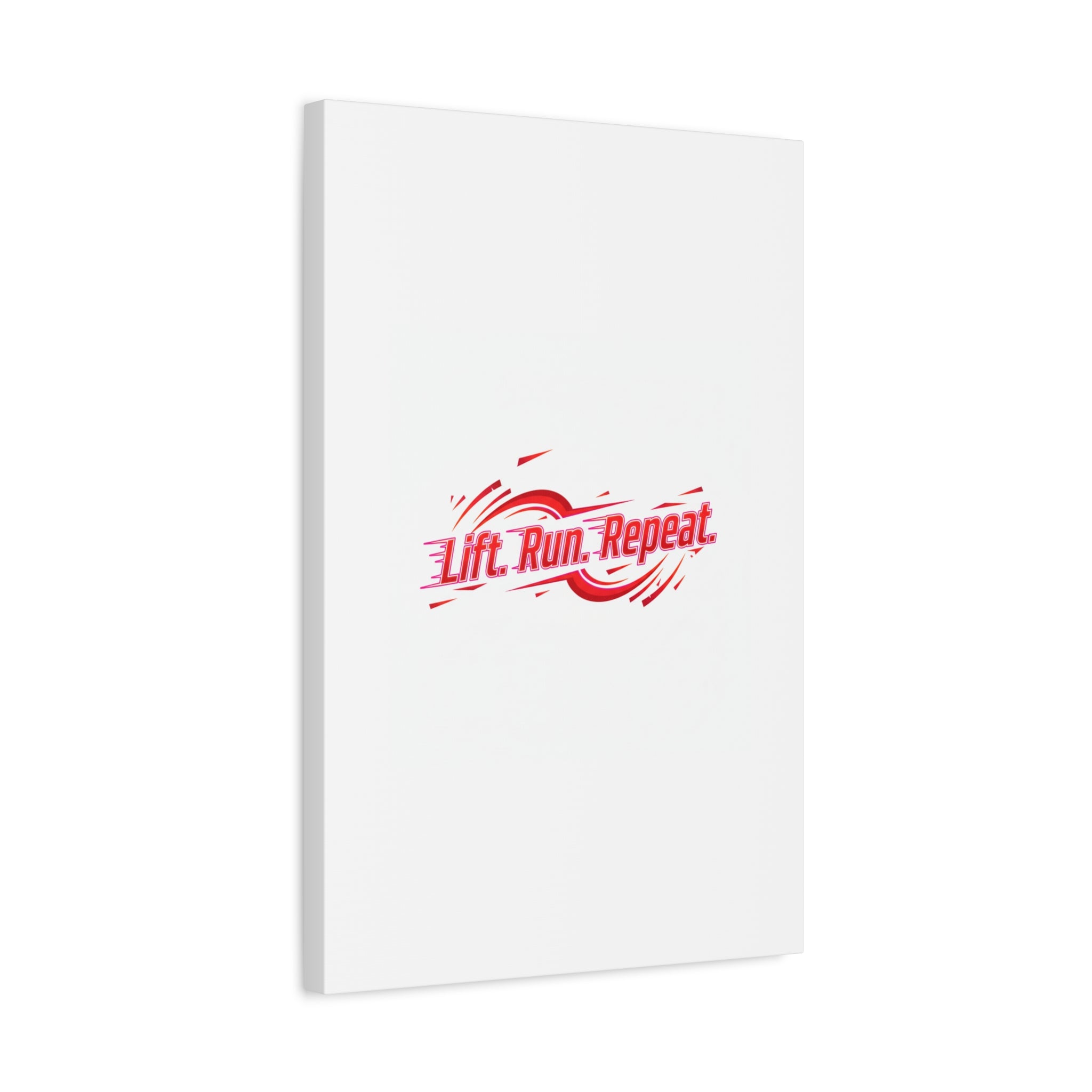 Lift Run Repeat Canvas | Fitness Wall Art, Gym Motivation