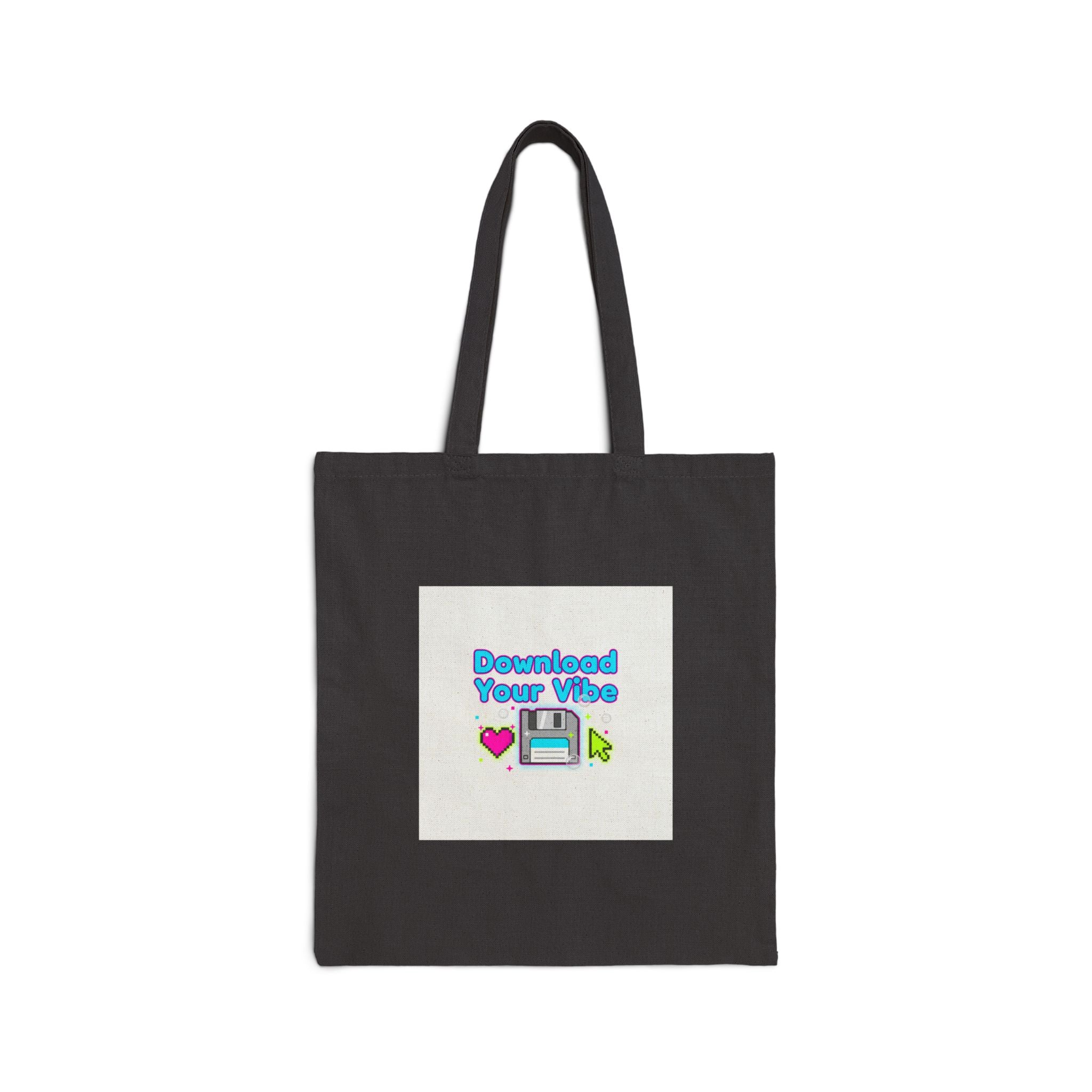 Download Your Vibe Tote | Y2K retro tech, pixel virtual pet nostalgia