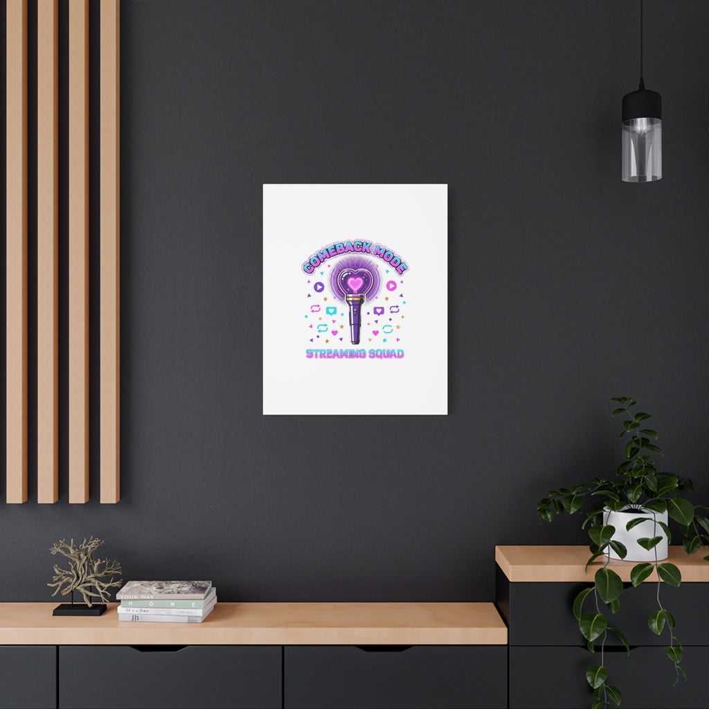 Comeback Mode Lightstick Canvas | K-pop Comeback, Streaming Squad