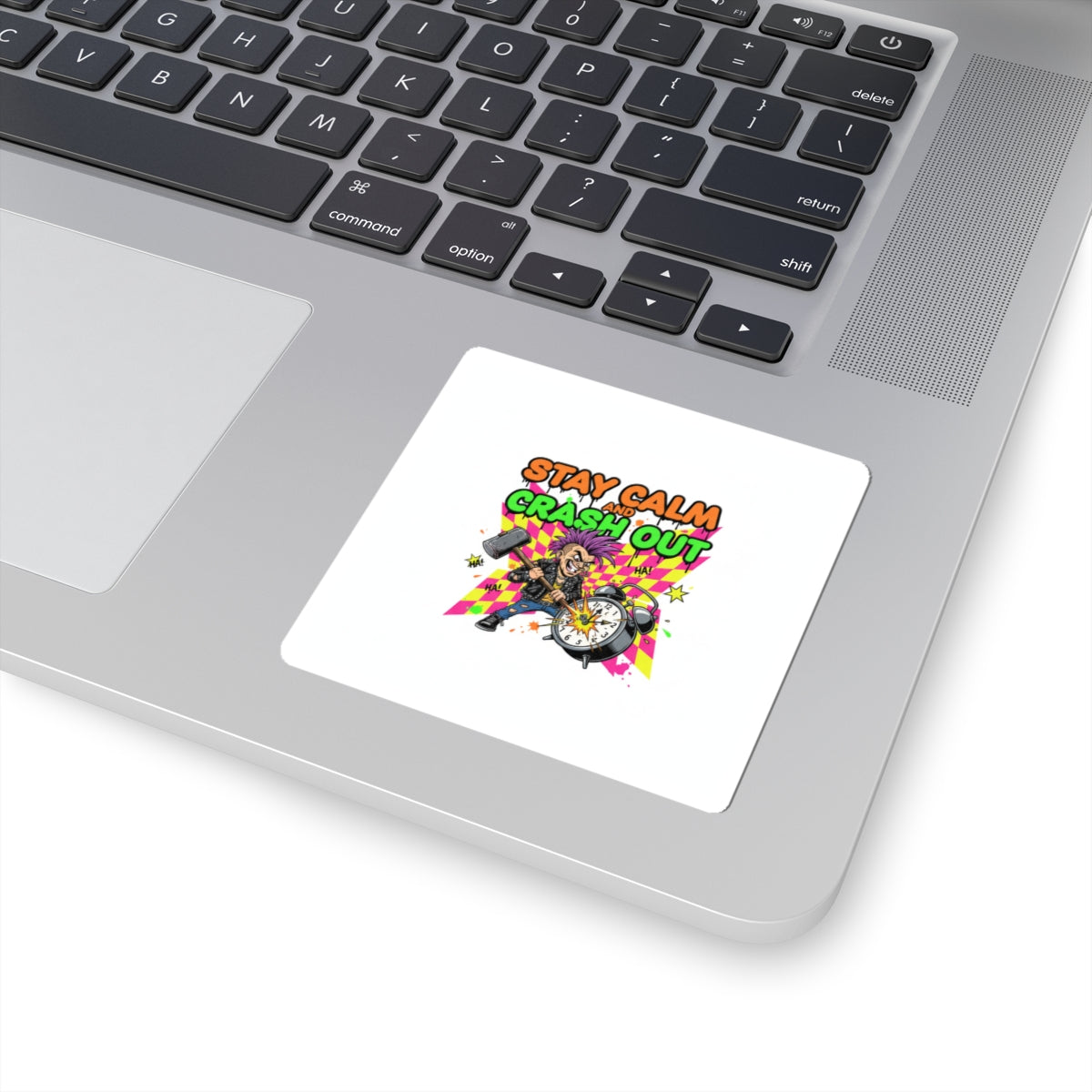 Crash Out Sticker | meltdown sticker, high stress design