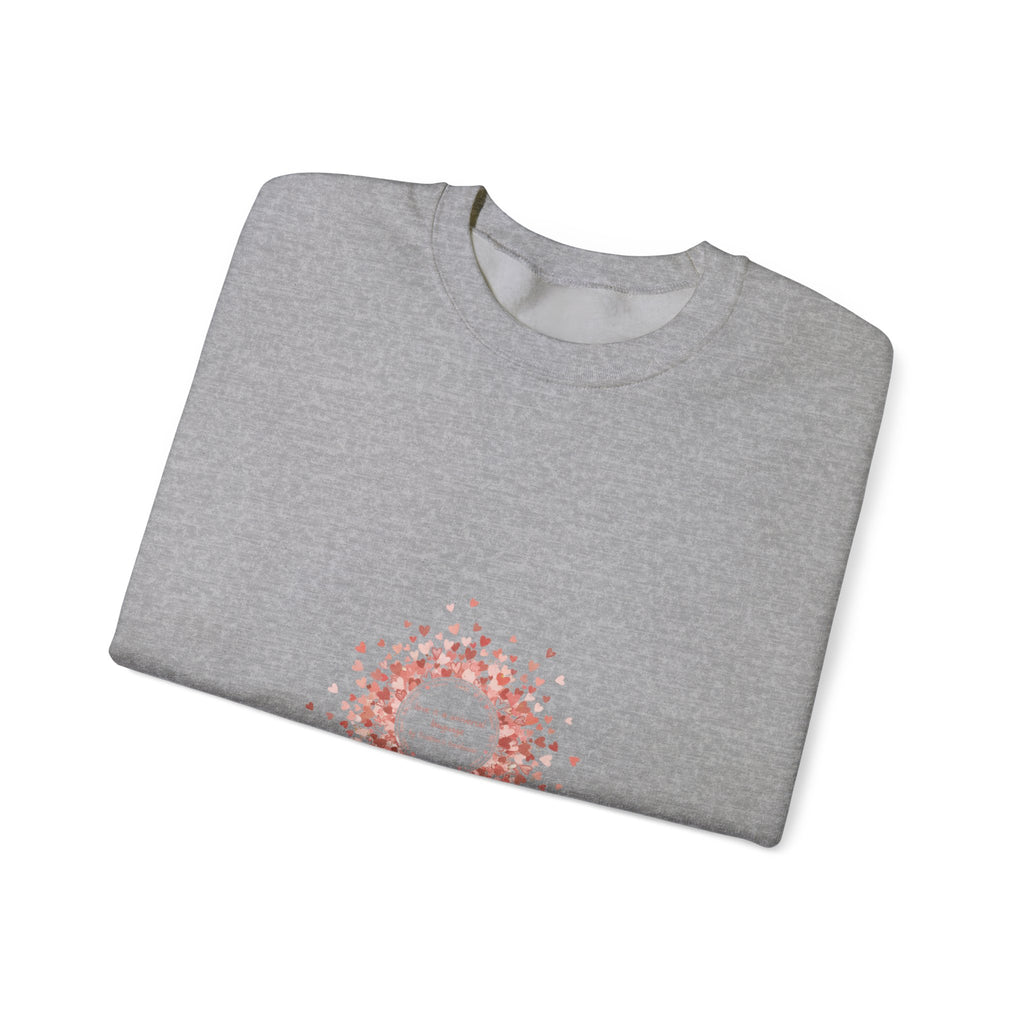 Tiny Heart Confetti Crewneck Sweatshirt | tiny heart design, valentine doodle