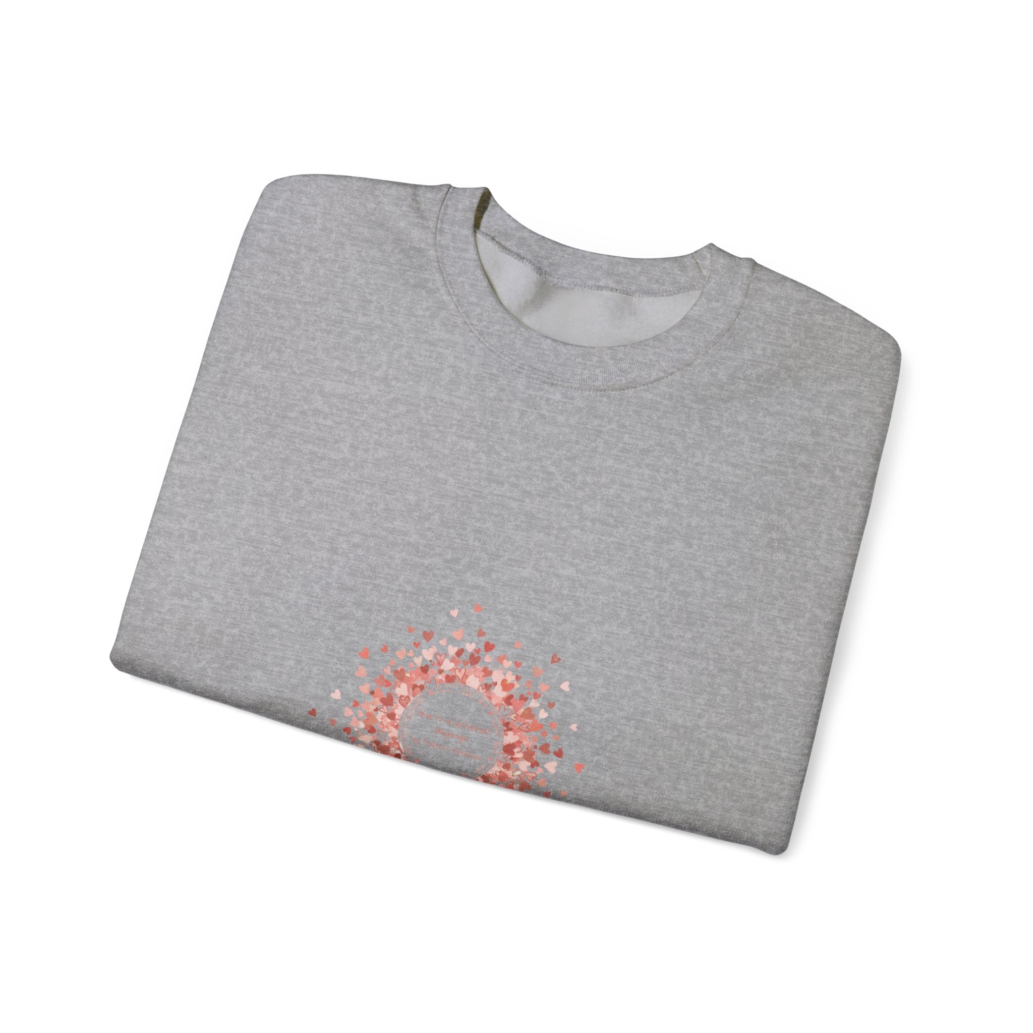 Tiny Heart Confetti Crewneck Sweatshirt | tiny heart design, valentine doodle
