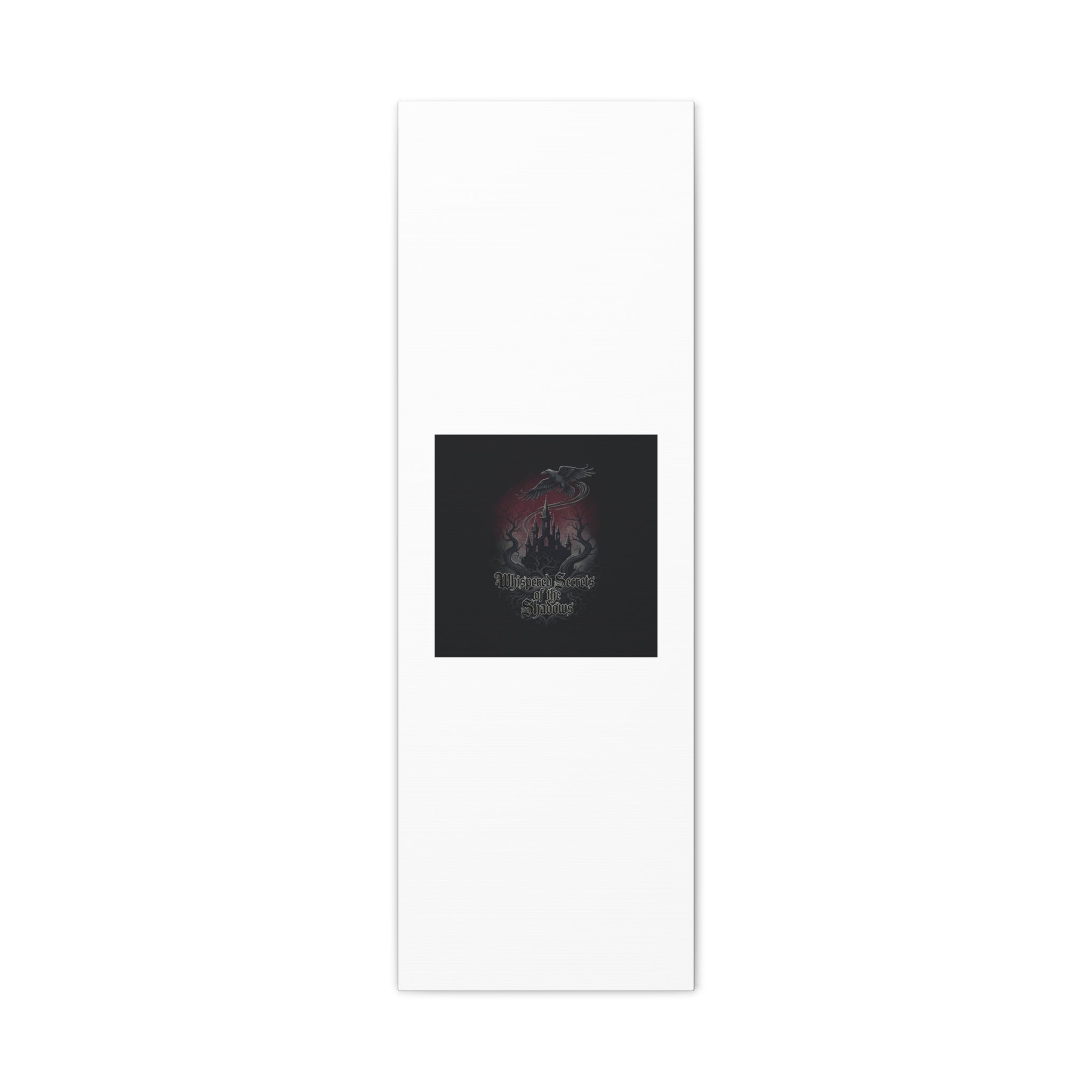 Whispered Secrets of the Shadows Castle Wall Art, Matte Canvas | Gothic Medieval Decor