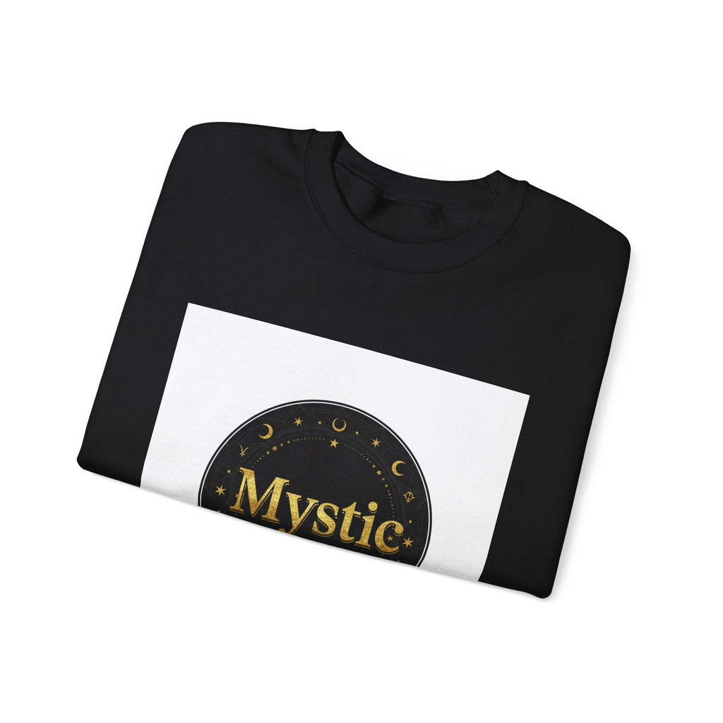 Mystic circle occult typography Sweatshirt | tarot typography, esoteric print