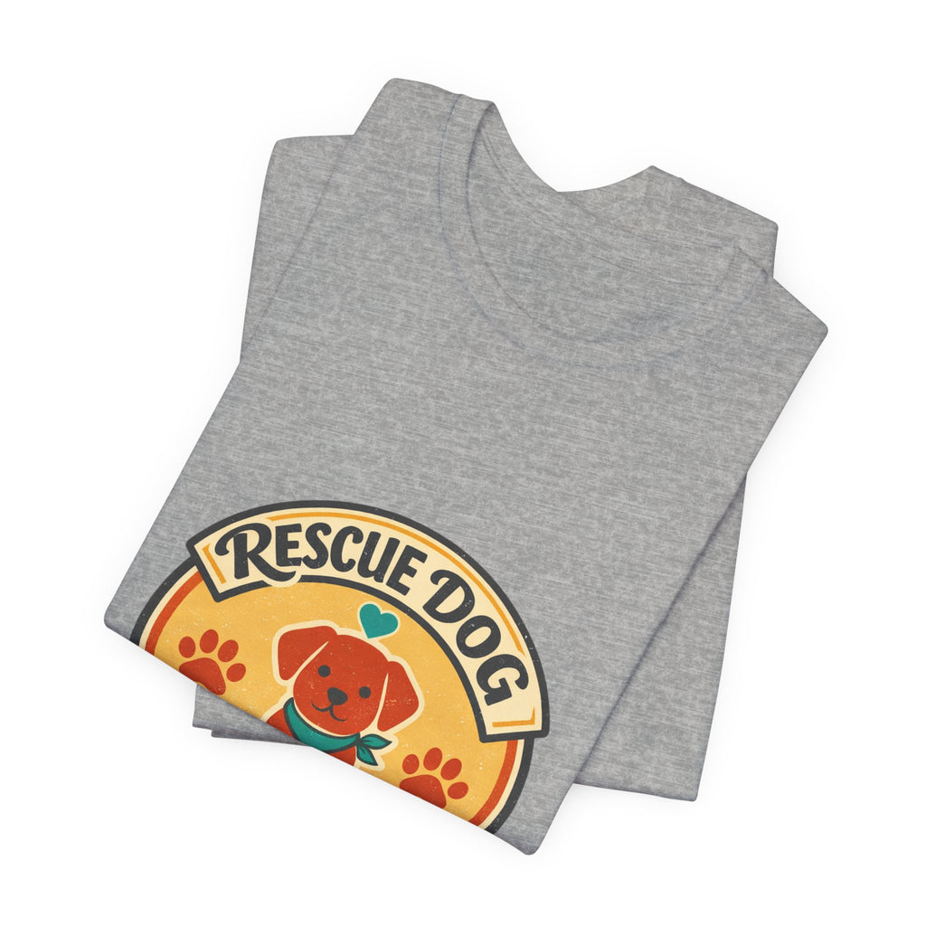 Rescue Dog Dog Mom Tee | rescue pride, fur baby