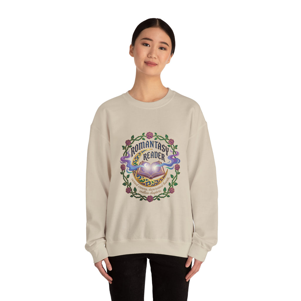 Romantasy Reader Crewneck Sweatshirt | romantasy, book lover