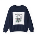 Heavy Metal Wellness Skull Crewneck Sweatshirt | metal font shirt, gothic wellness quote