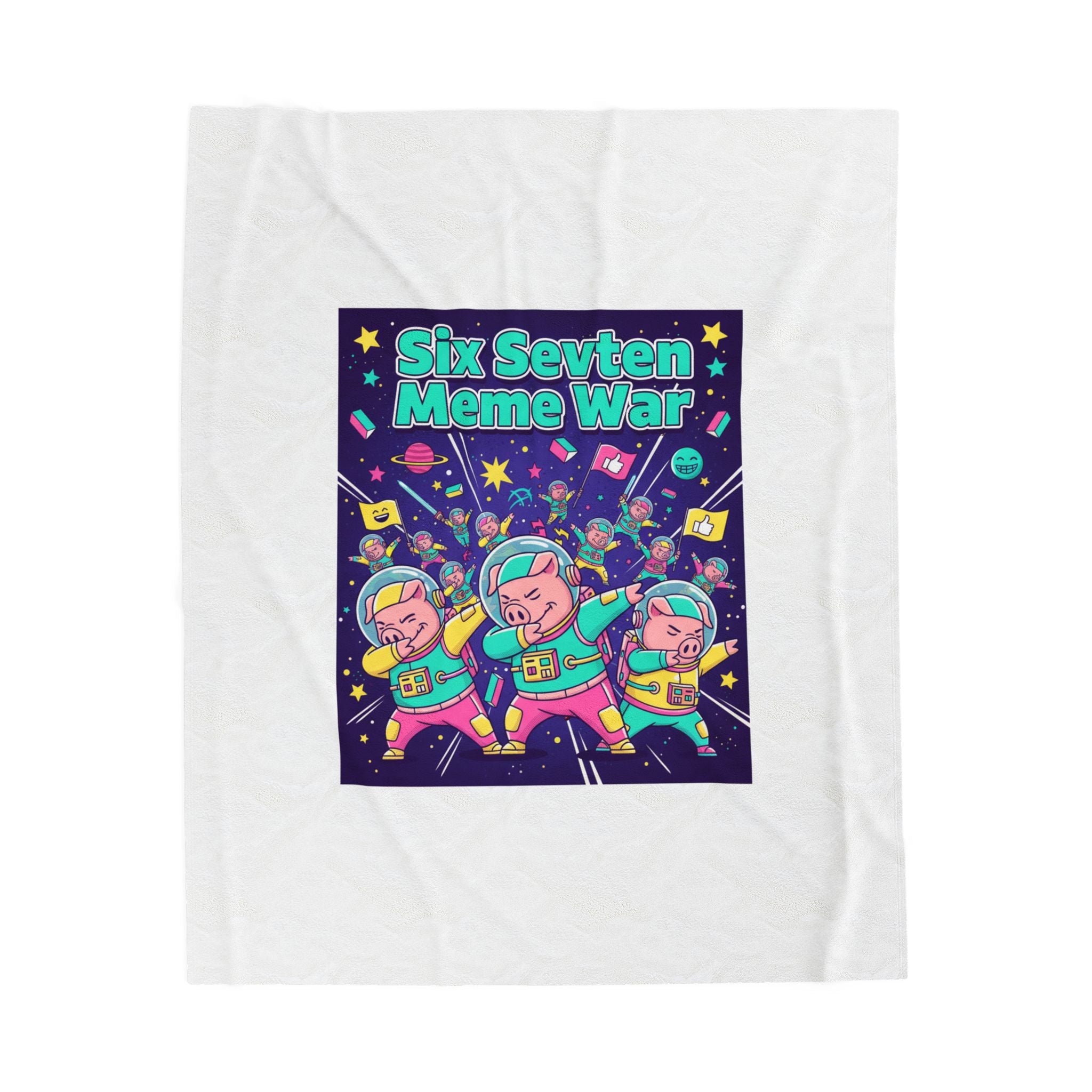 Six Sevven Meme War Blanket – Nissspelled on Purpose 😏