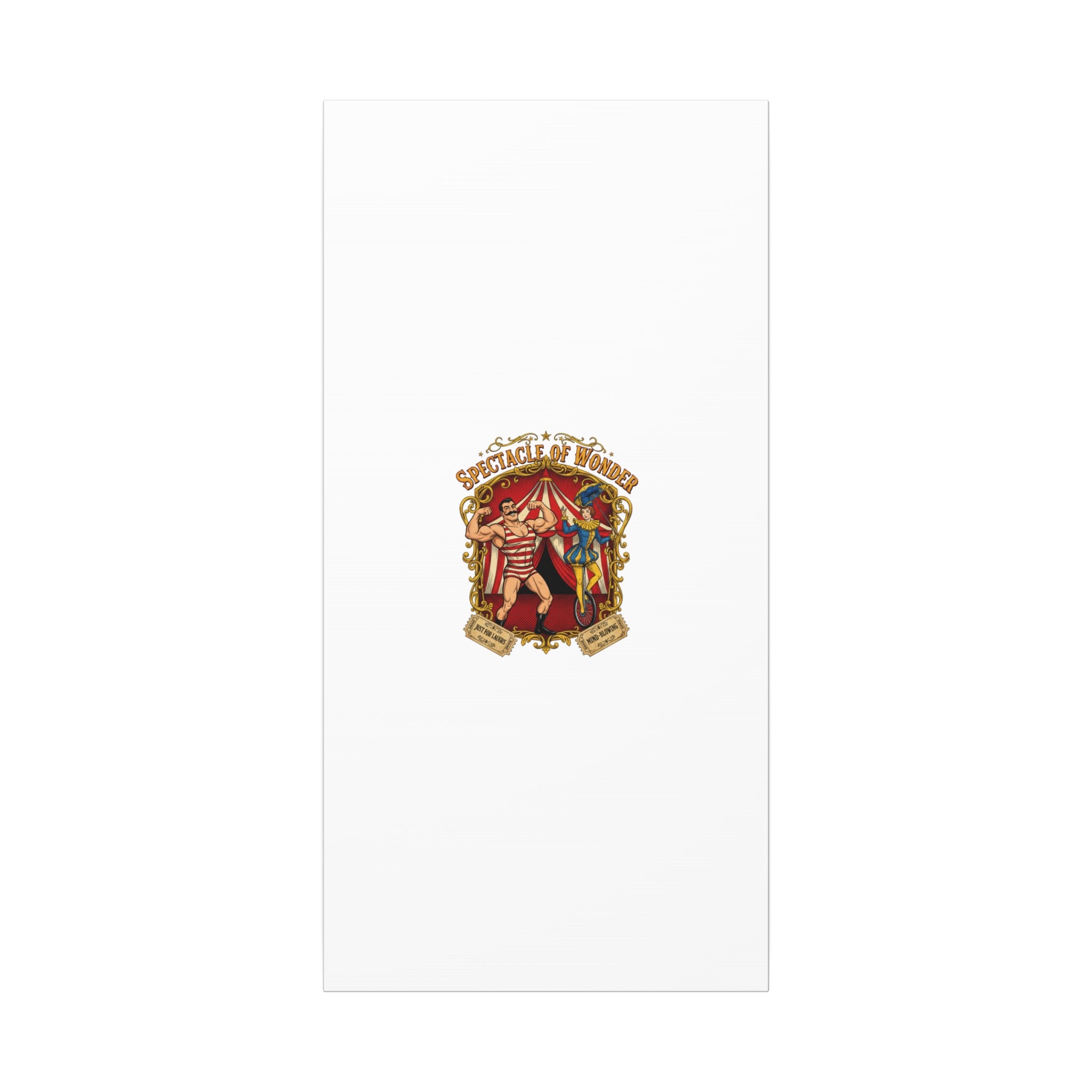Spectacle of Wonder Circus Art Print, Canvas | Vintage Carnival Design