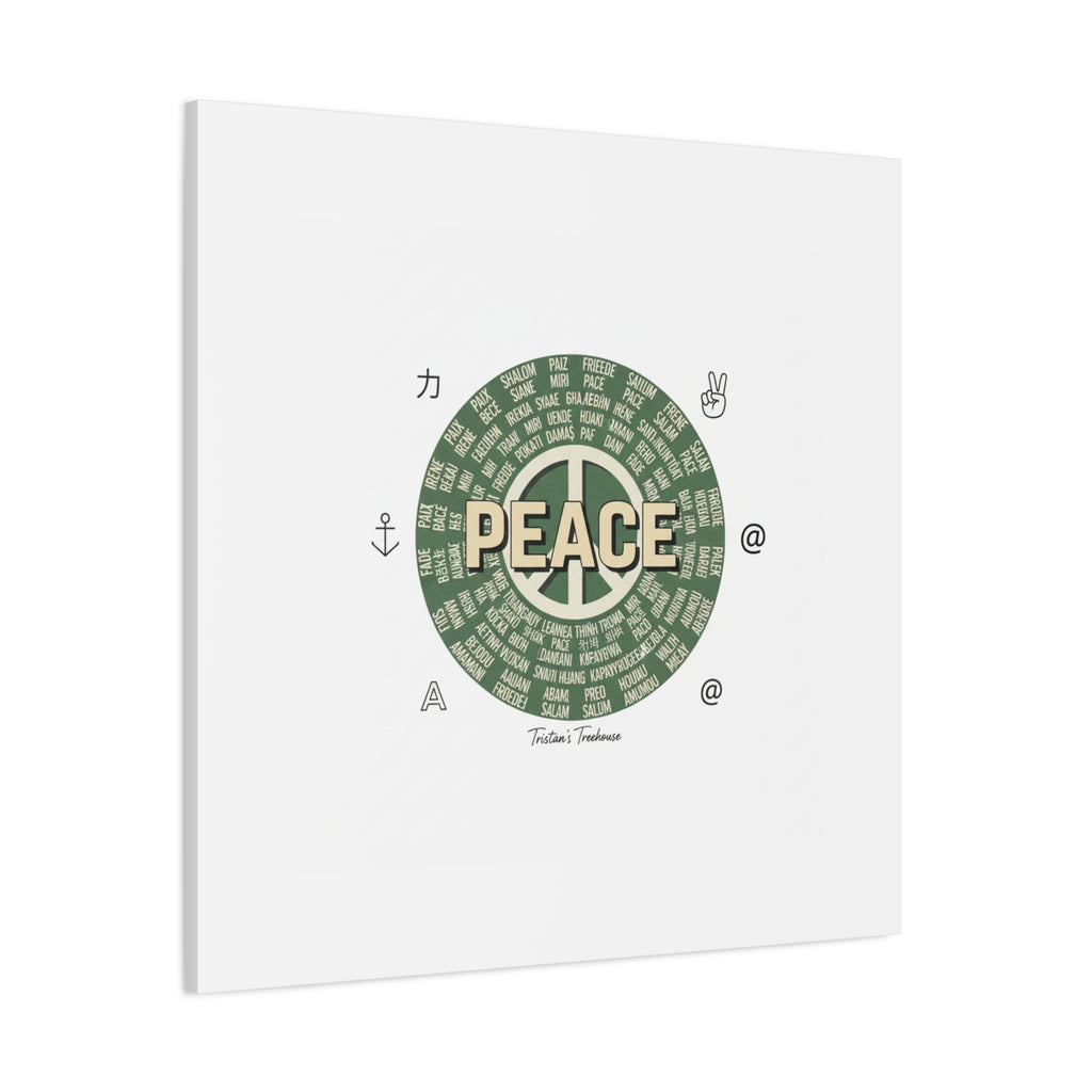 Peace doodle canvas | hand drawn sketch aesthetic, handwritten message