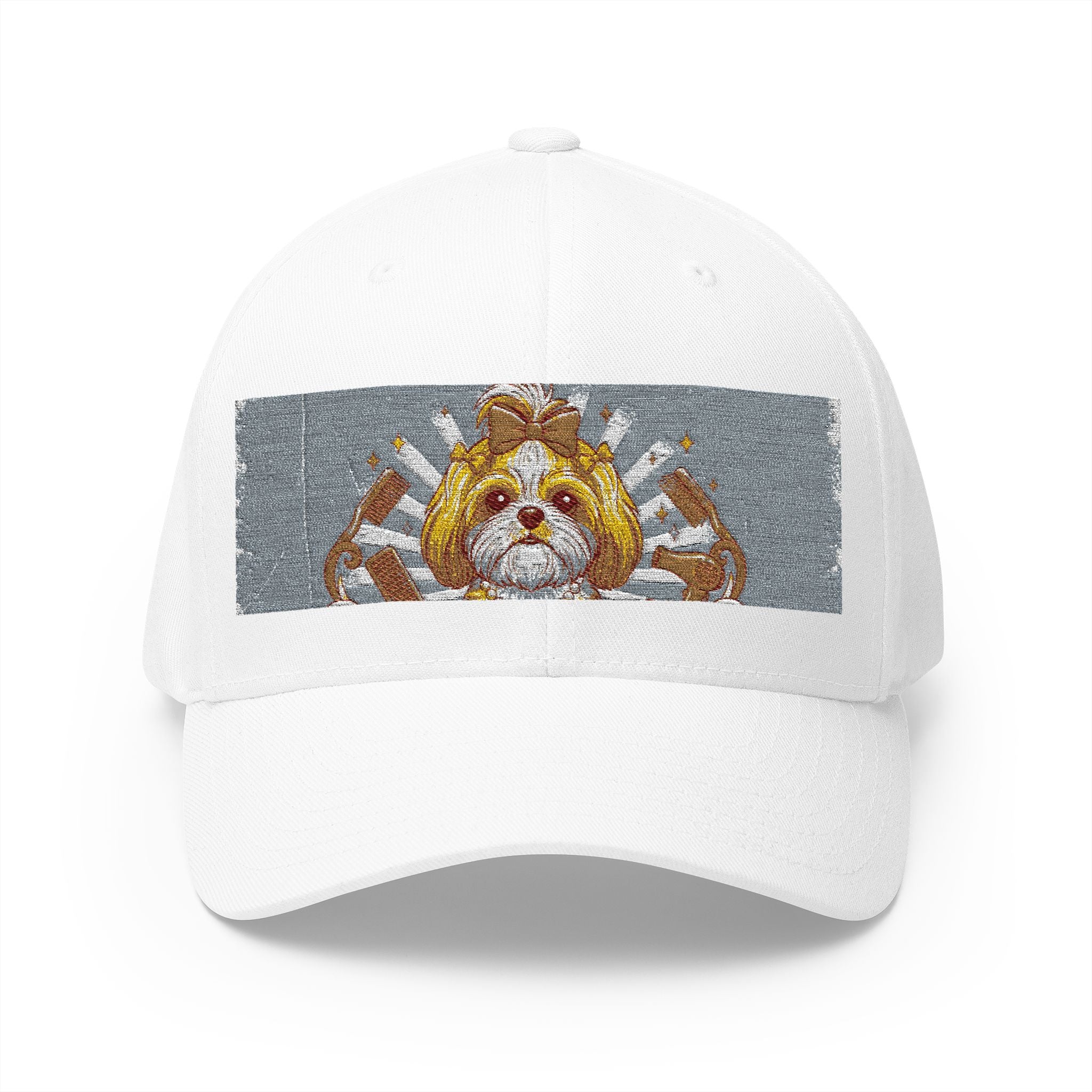 Funny Shih Tzu Relaxing Embroidered Cap