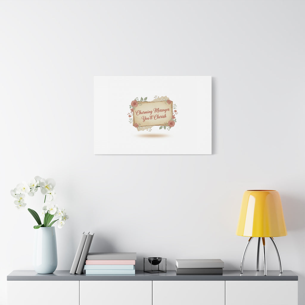 Love Letter Collage Canvas, Vintage Letter Art, Wax Seal Romance Print