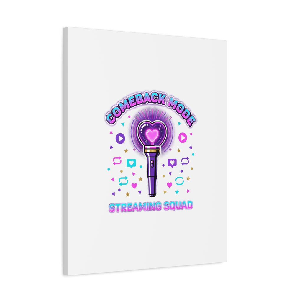 Comeback Mode Lightstick Canvas | K-pop Comeback, Streaming Squad
