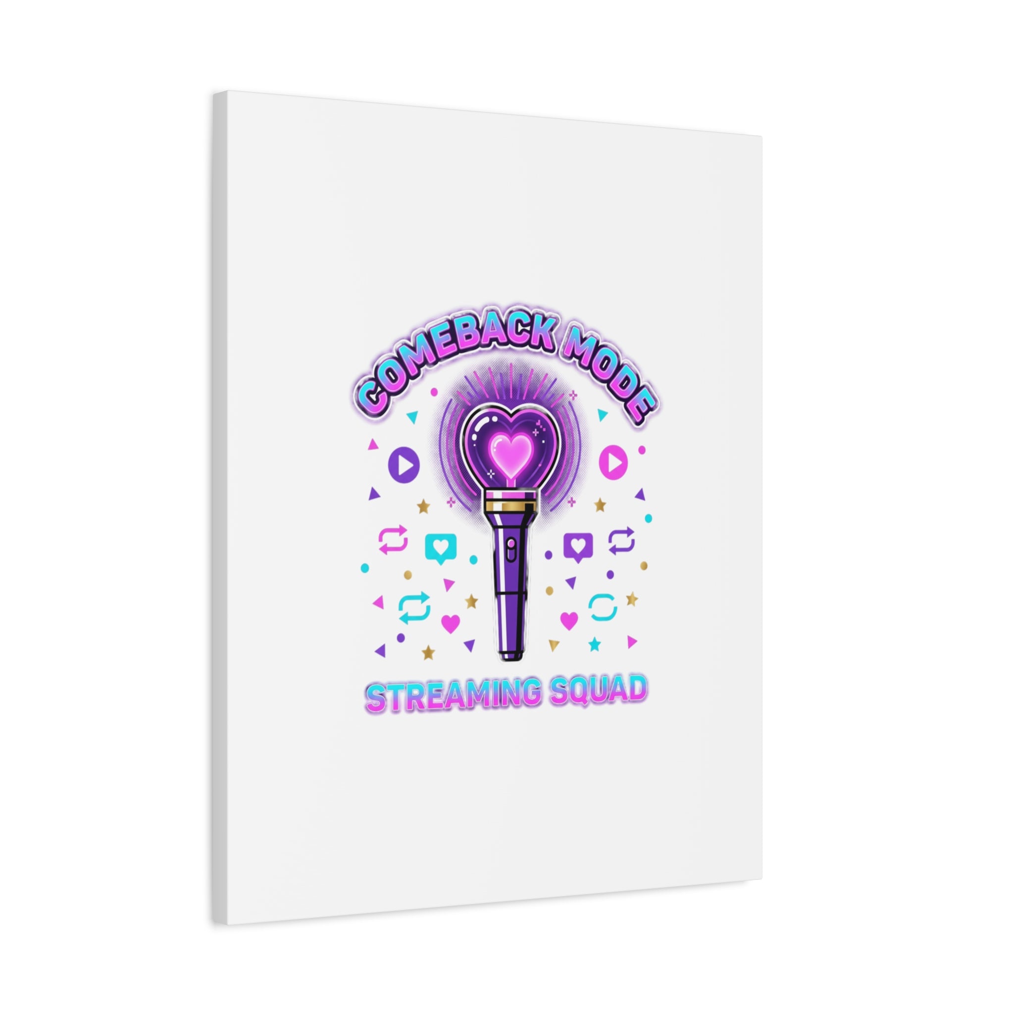 Comeback Mode Lightstick Canvas | K-pop Comeback, Streaming Squad