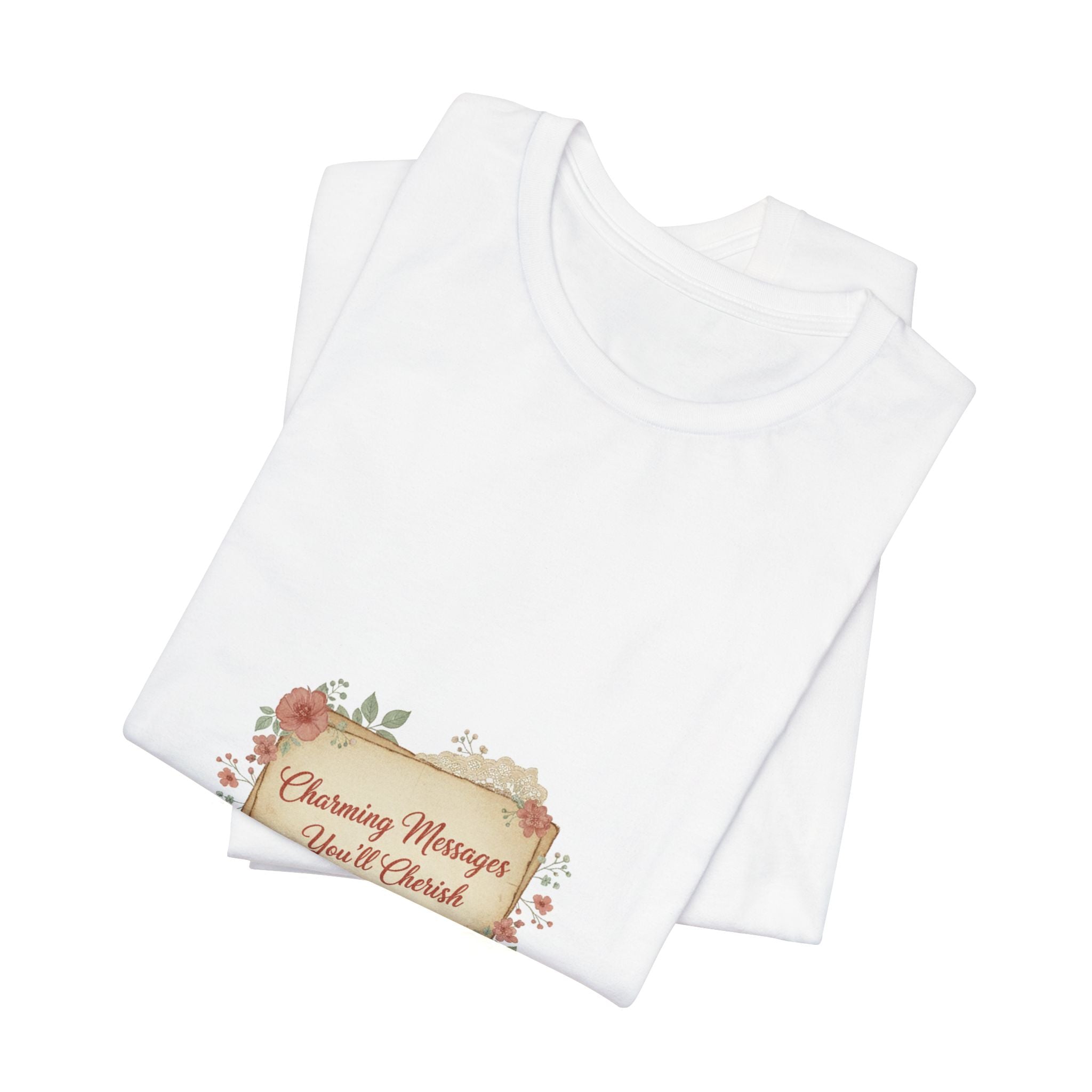 Love Letter Collage Tee | vintage letter art shirt, typewriter romance print
