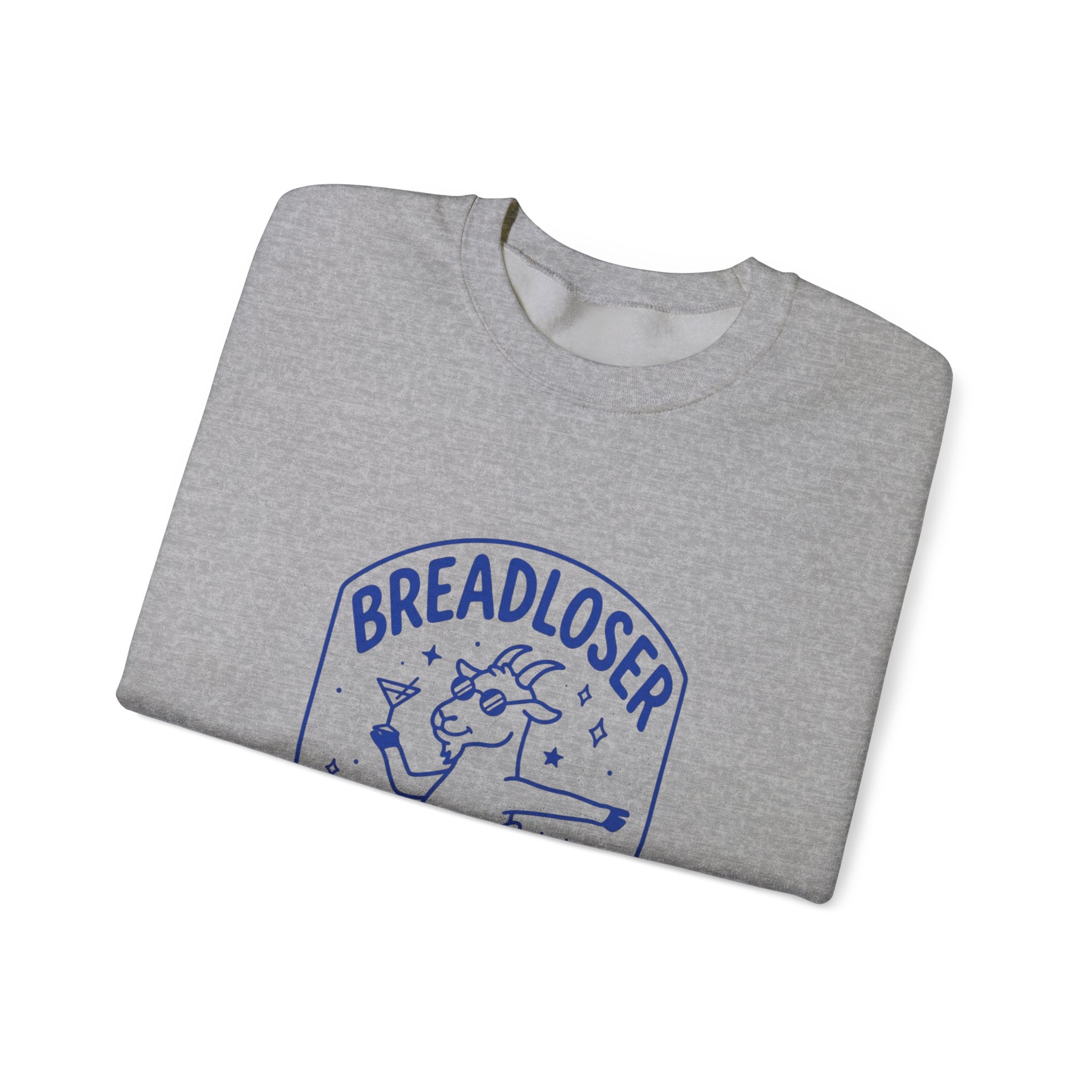 BREADLOSER doodle crewneck Sweatshirt | Primary Breadloser burnout humor