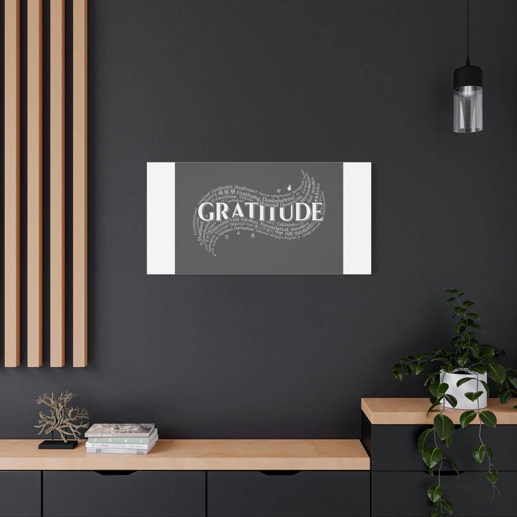 Gratitude Wall Art Matte Canvas | Tiny Treats, sweet uplifting print