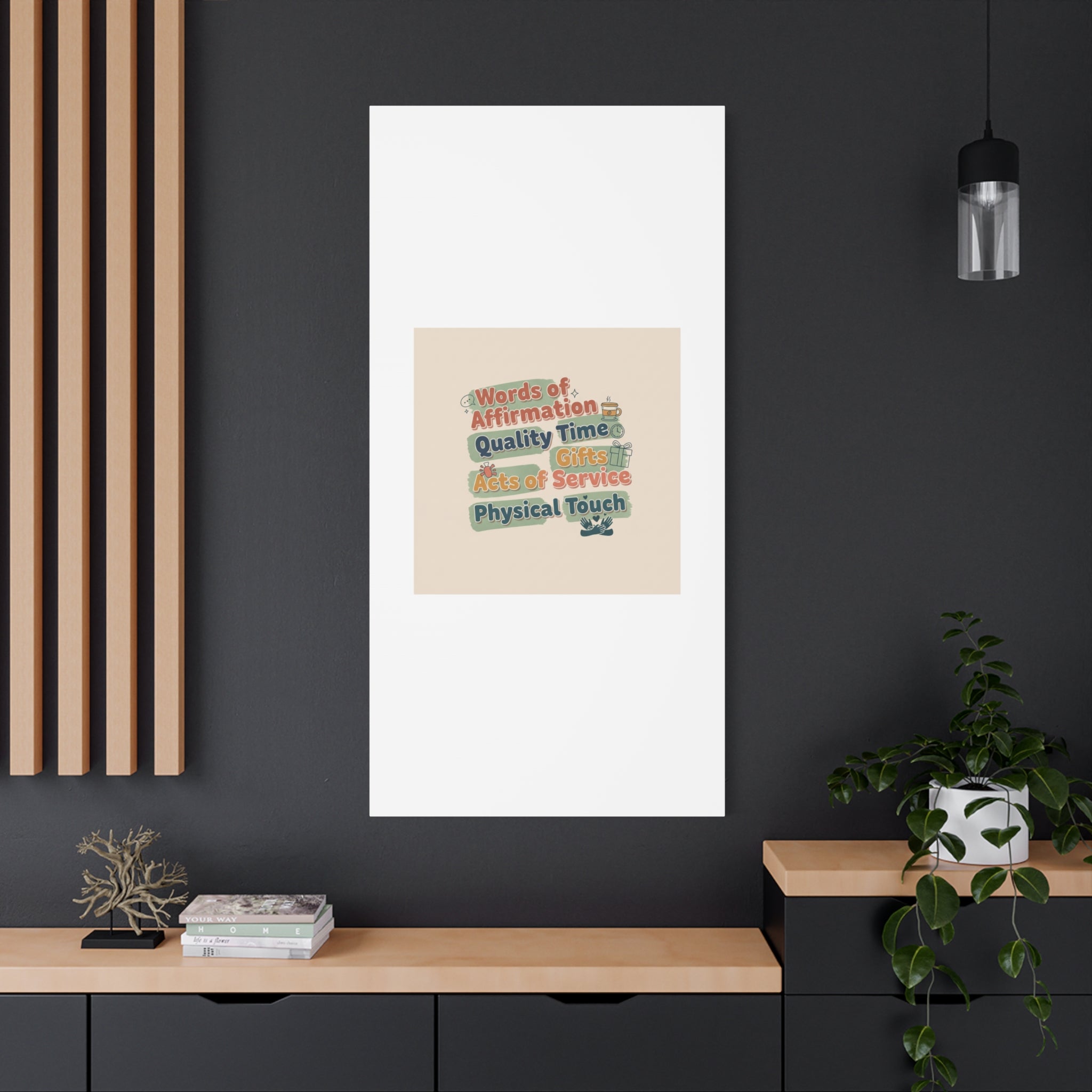 Love Languages List Matte Canvas Wall Art | love language meme, relationship humor