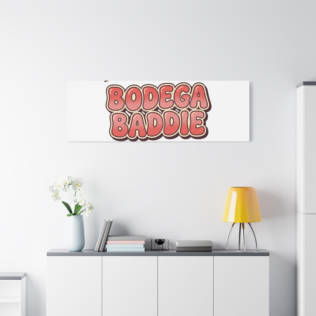 Bodega Baddie Matte Canvas, Stretched | NYC Y2K Corner Store Vibes