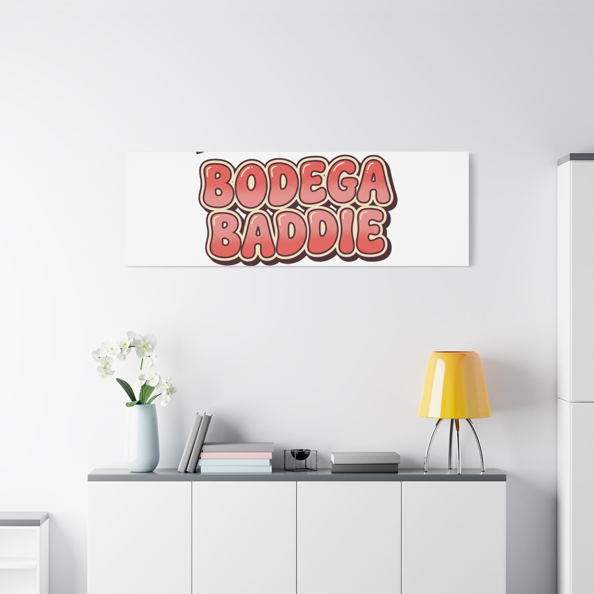 Bodega Baddie Matte Canvas, Stretched | NYC Y2K Corner Store Vibes