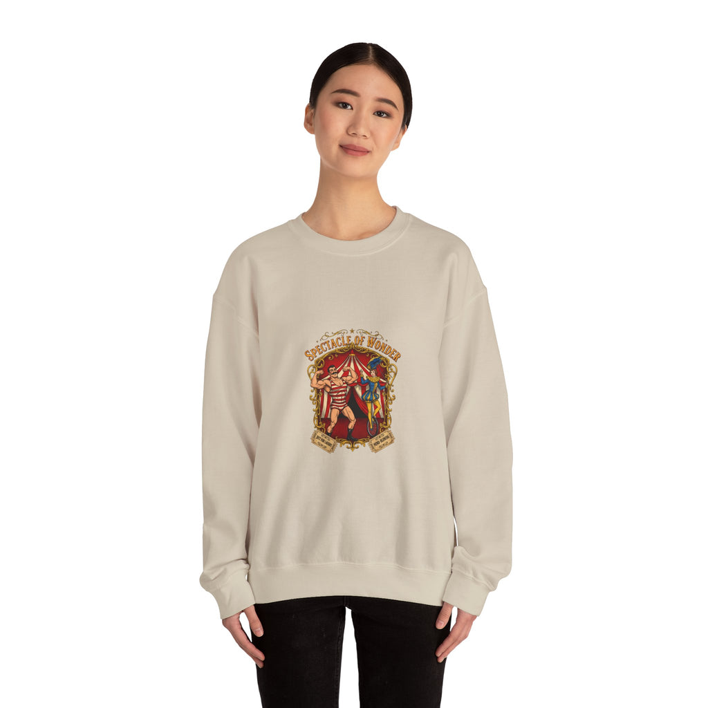 Vintage Circus Spectacle sweatshirt | camp circus aesthetic, carnival art print